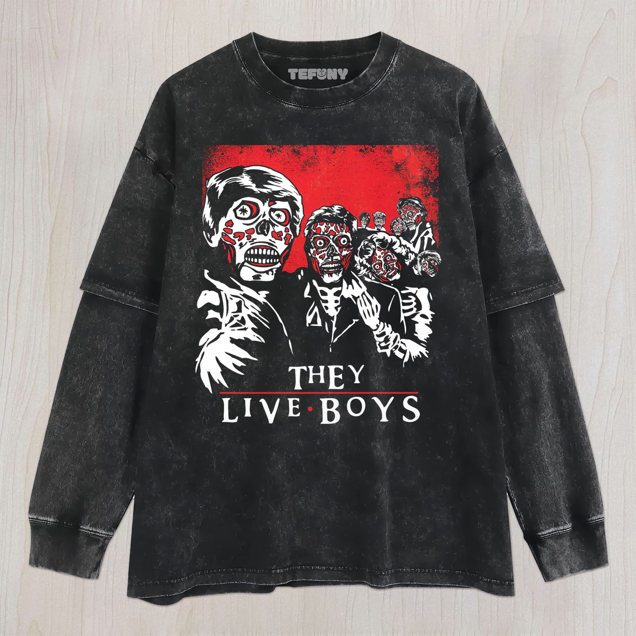 THEY LIVE BOYS UNISEX TEE, TANK TOP, LAYERED LS, SWEATSHIRT & HOODIE