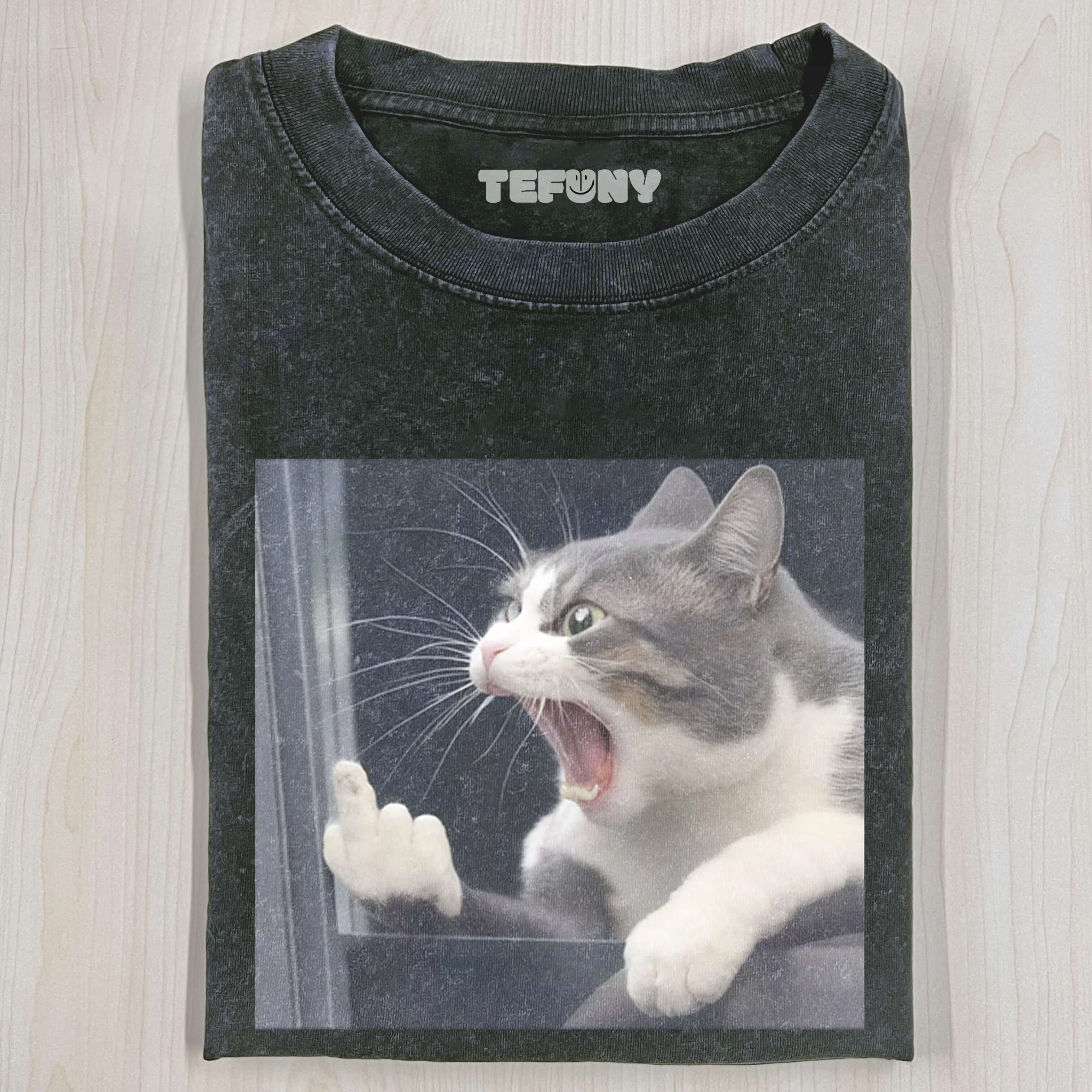 THE ANGRY CAT T-SHIRT