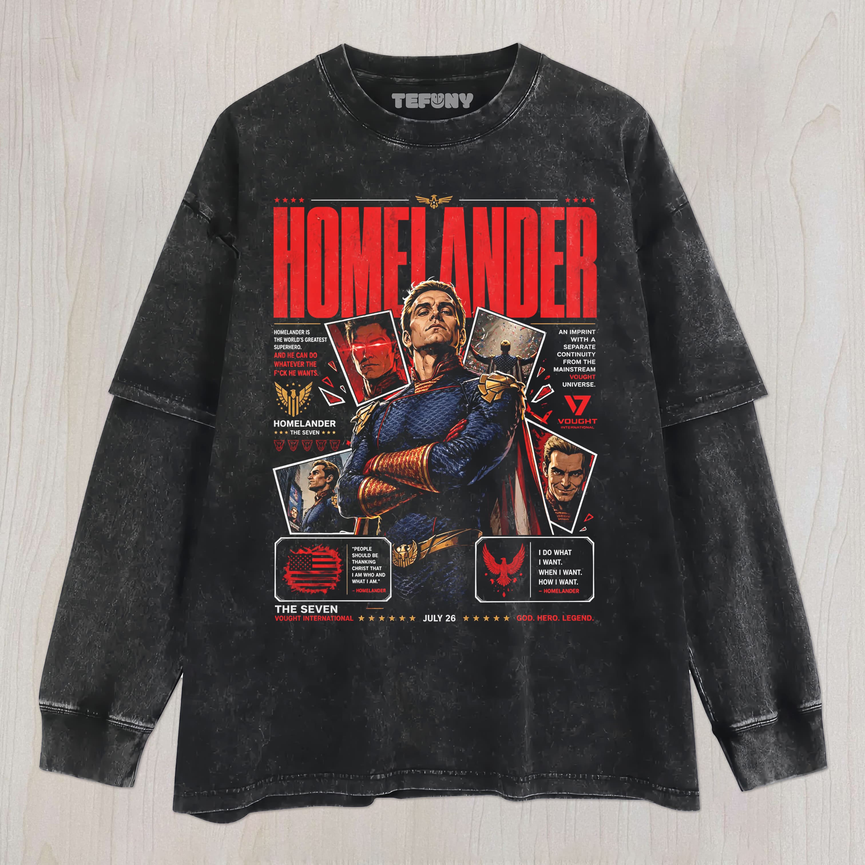 THE BOYS HOMELANDER UNISEX TEE, TANK TOP, LAYERED LS, SWEATSHIRT & HOODIE