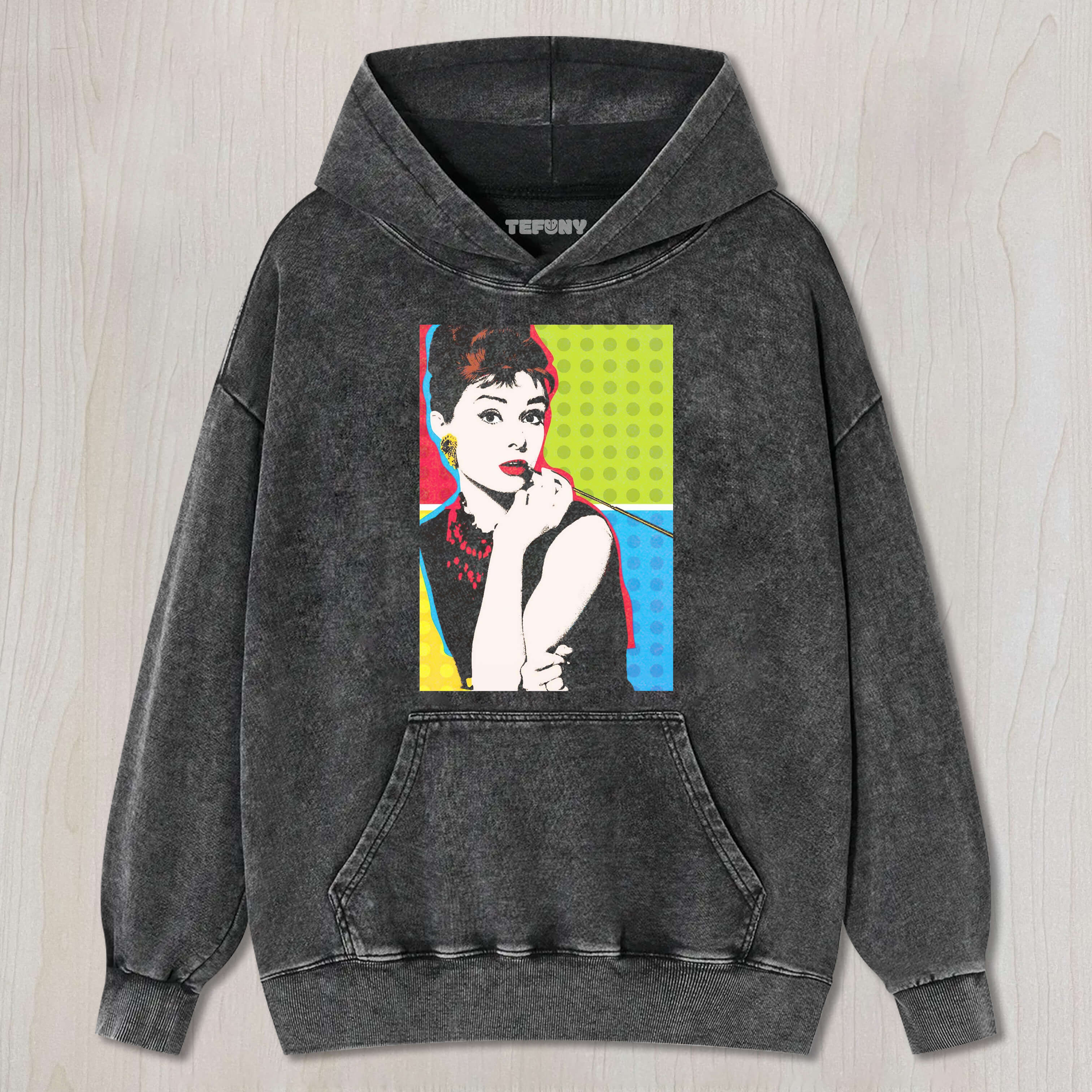 THE COLORFUL AUDREY HEPBURN T-SHIRT & LONG SLEEVES & HOODIES