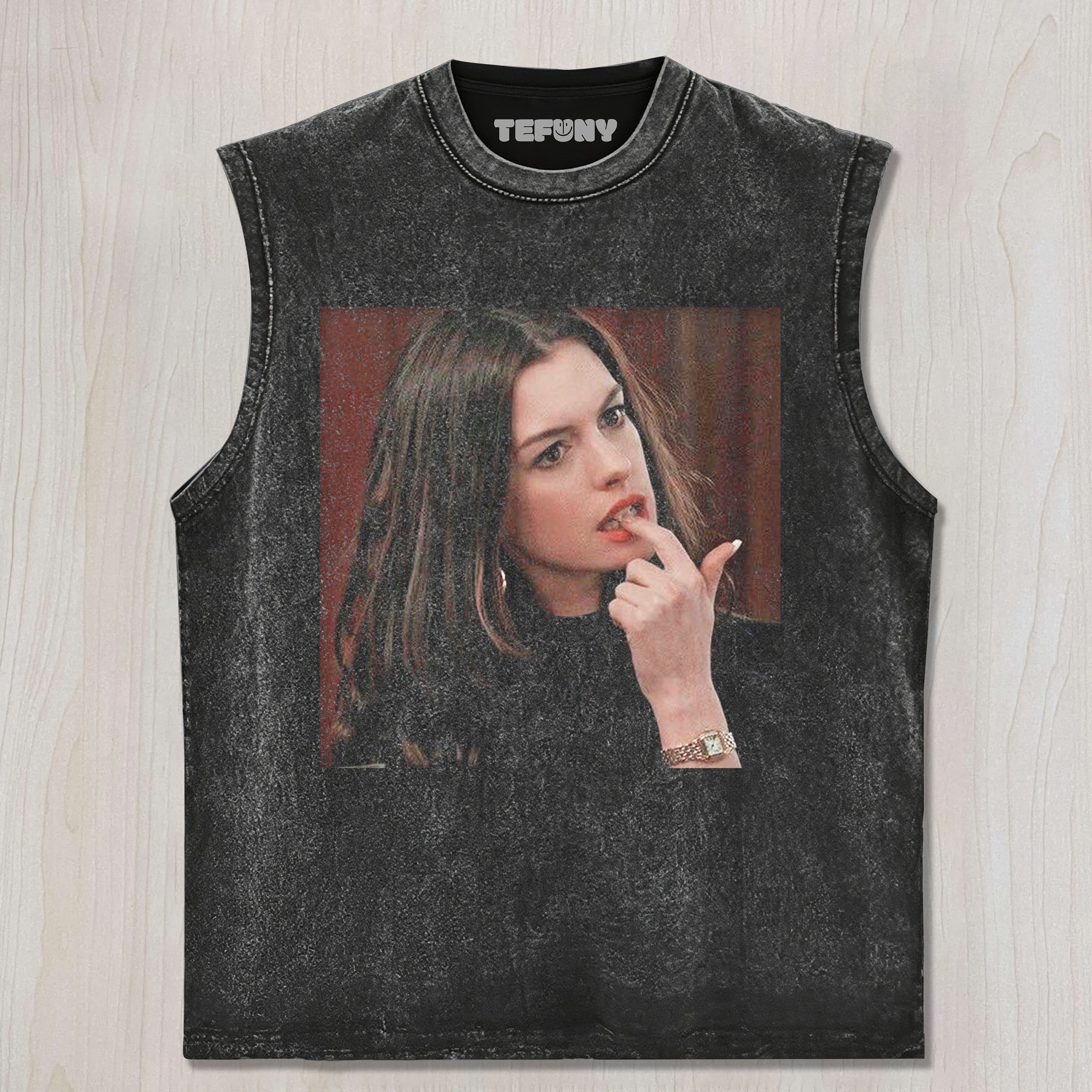THE DEVIL WEARS PRADA ANNE HATHAWAY V1 UNISEX TEE, TANK TOP, LAYERED LS, SWEATSHIRT & HOODIE
