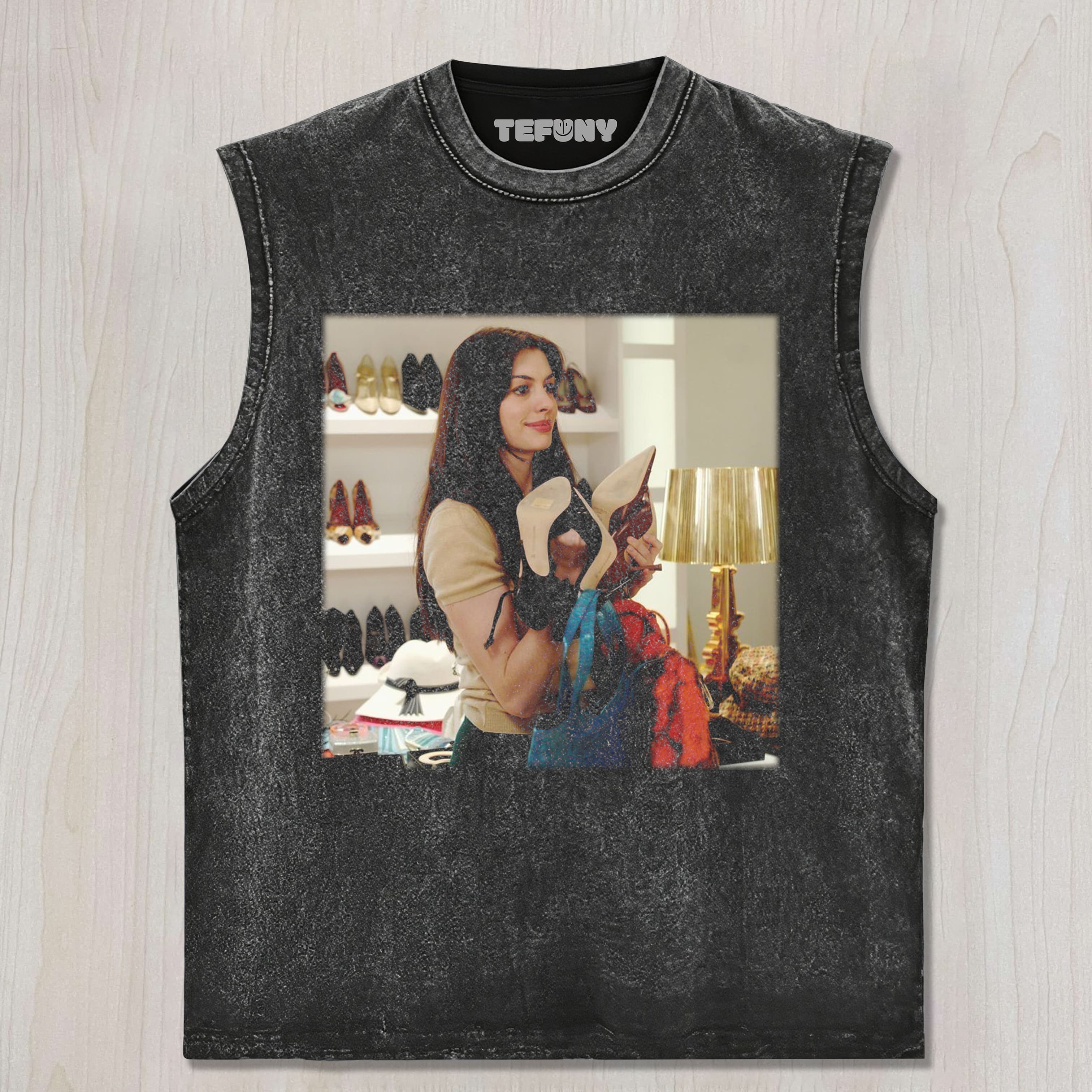THE DEVIL WEARS PRADA ANNE HATHAWAY V4 UNISEX TEE, TANK TOP, LAYERED LS, SWEATSHIRT & HOODIE