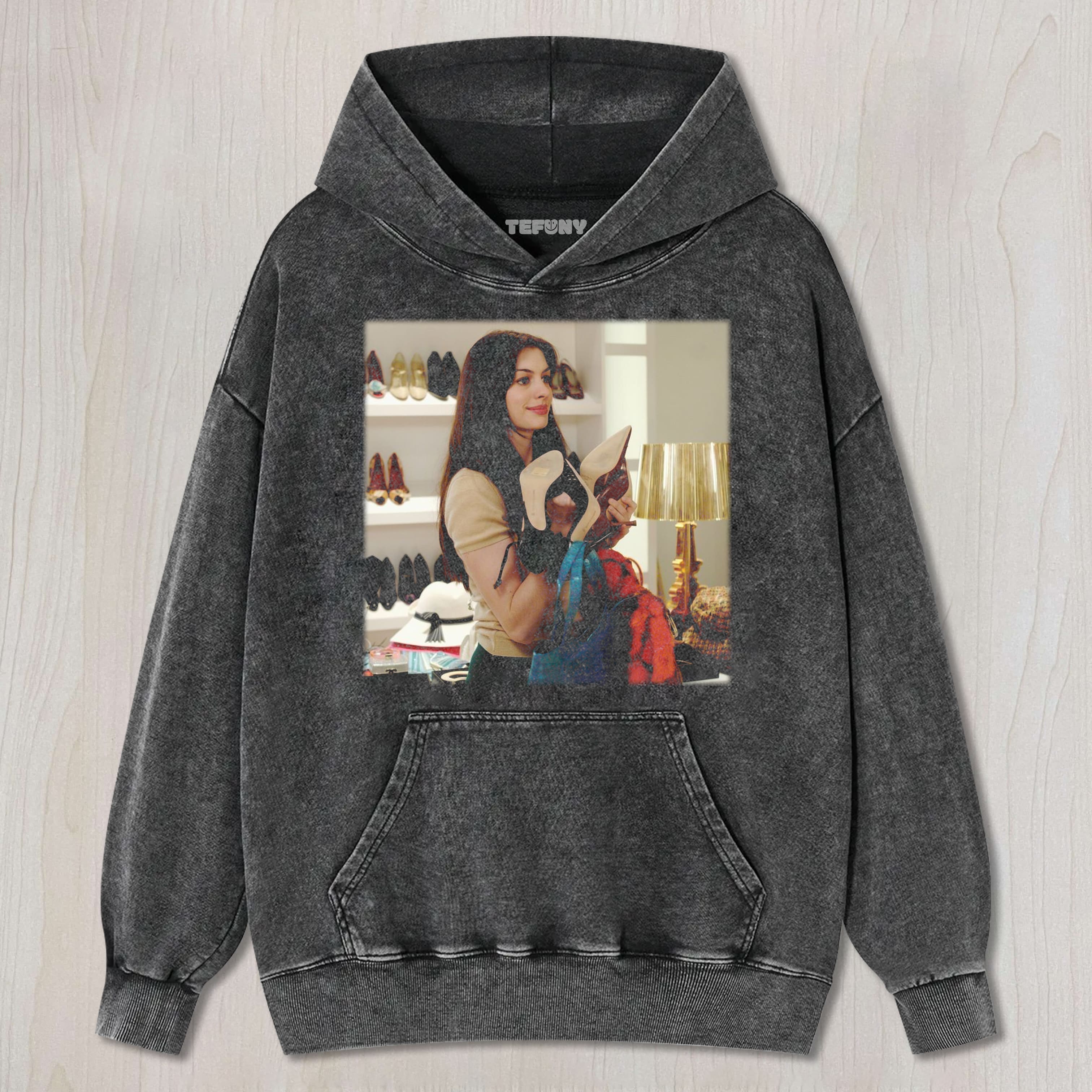 THE DEVIL WEARS PRADA ANNE HATHAWAY V4 UNISEX TEE, TANK TOP, LAYERED LS, SWEATSHIRT & HOODIE