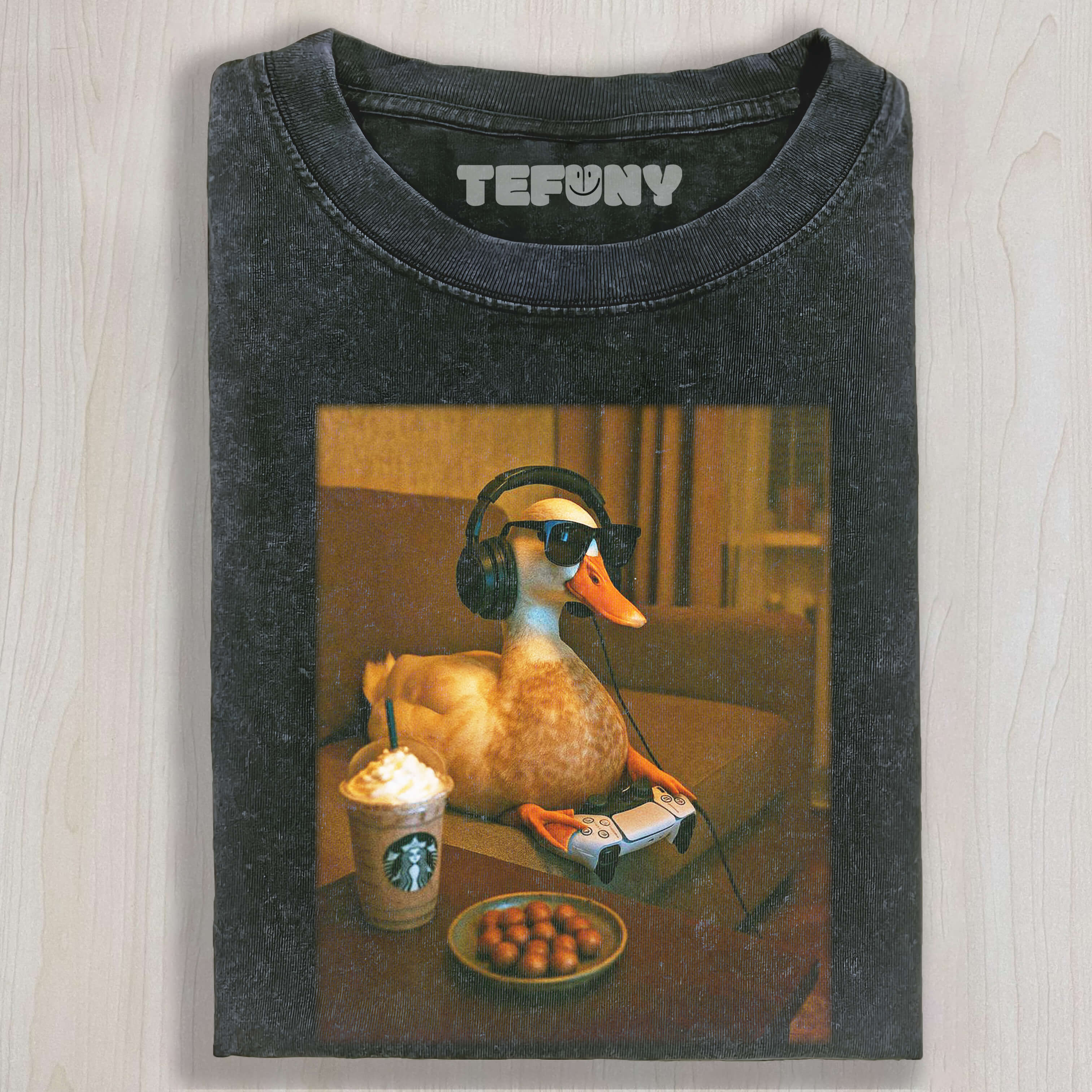 THE DUCK IS PLAYING A GAME TEE & SWEAT & HOOD
