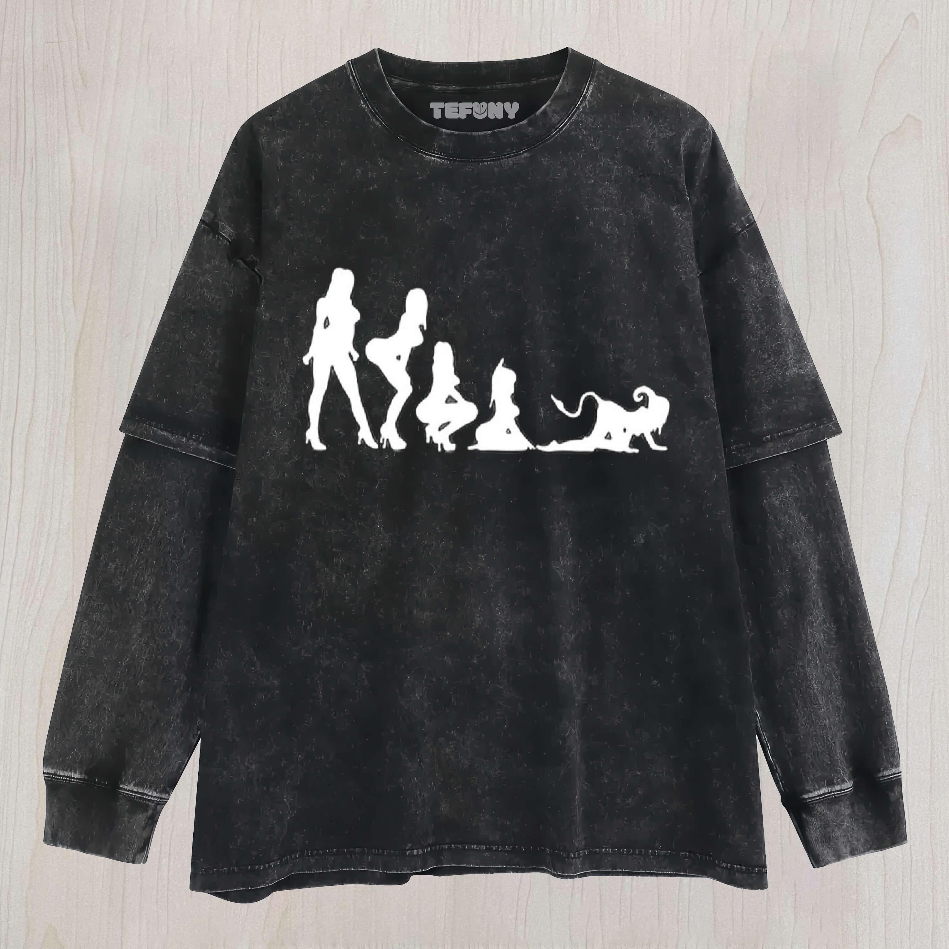 THE EVOLUTION OF SUCCUBI LAYERED LONG SLEEVE