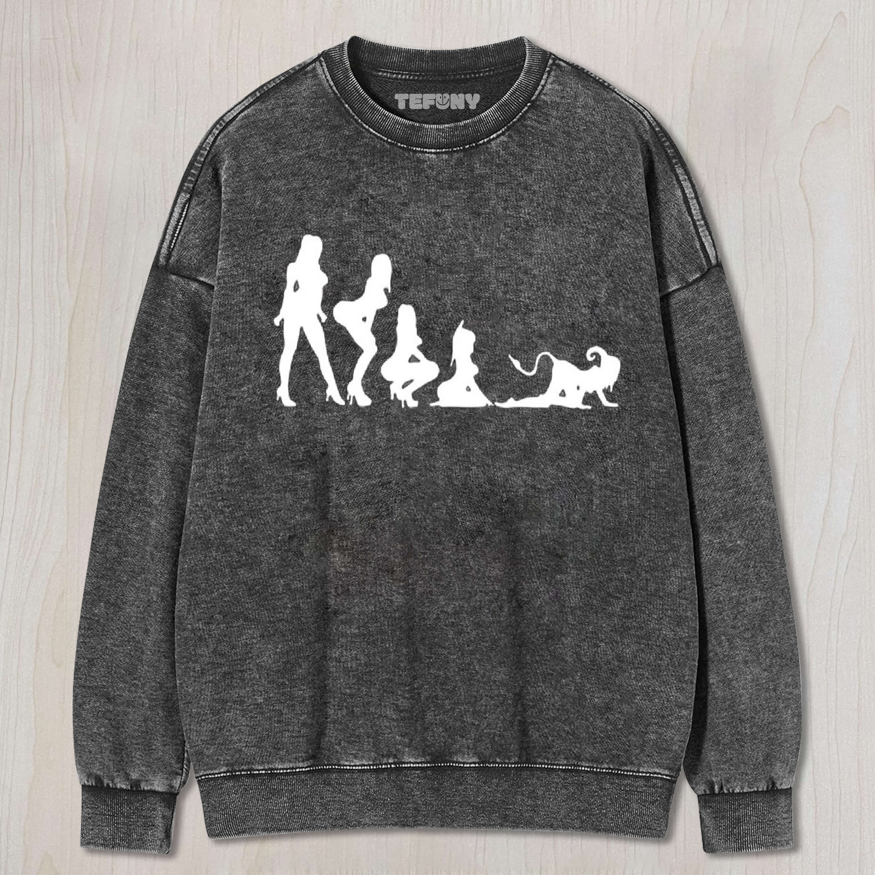THE EVOLUTION OF SUCCUBI TEE & SWEAT & HOOD