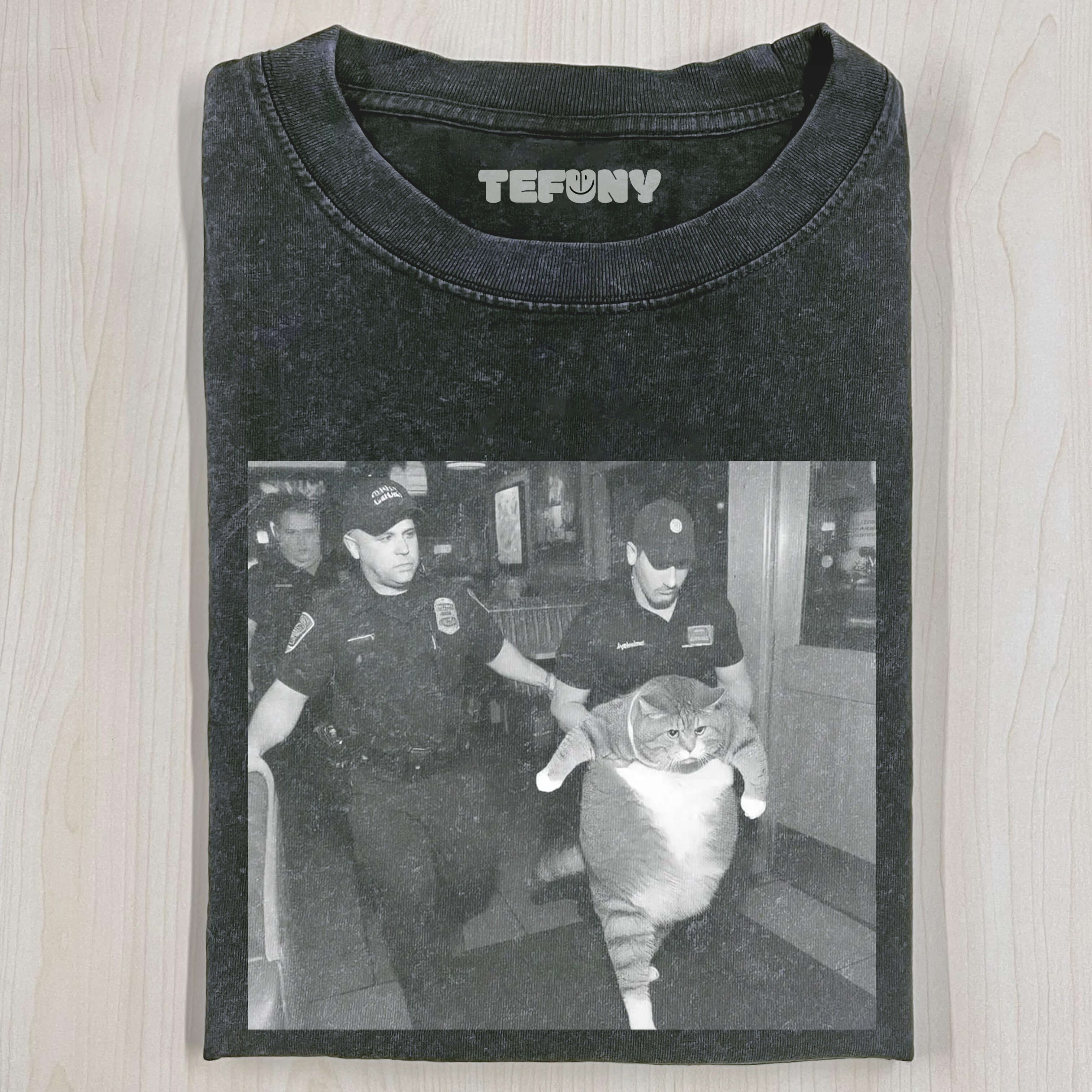 THE FUNNY CAT T-SHIRT