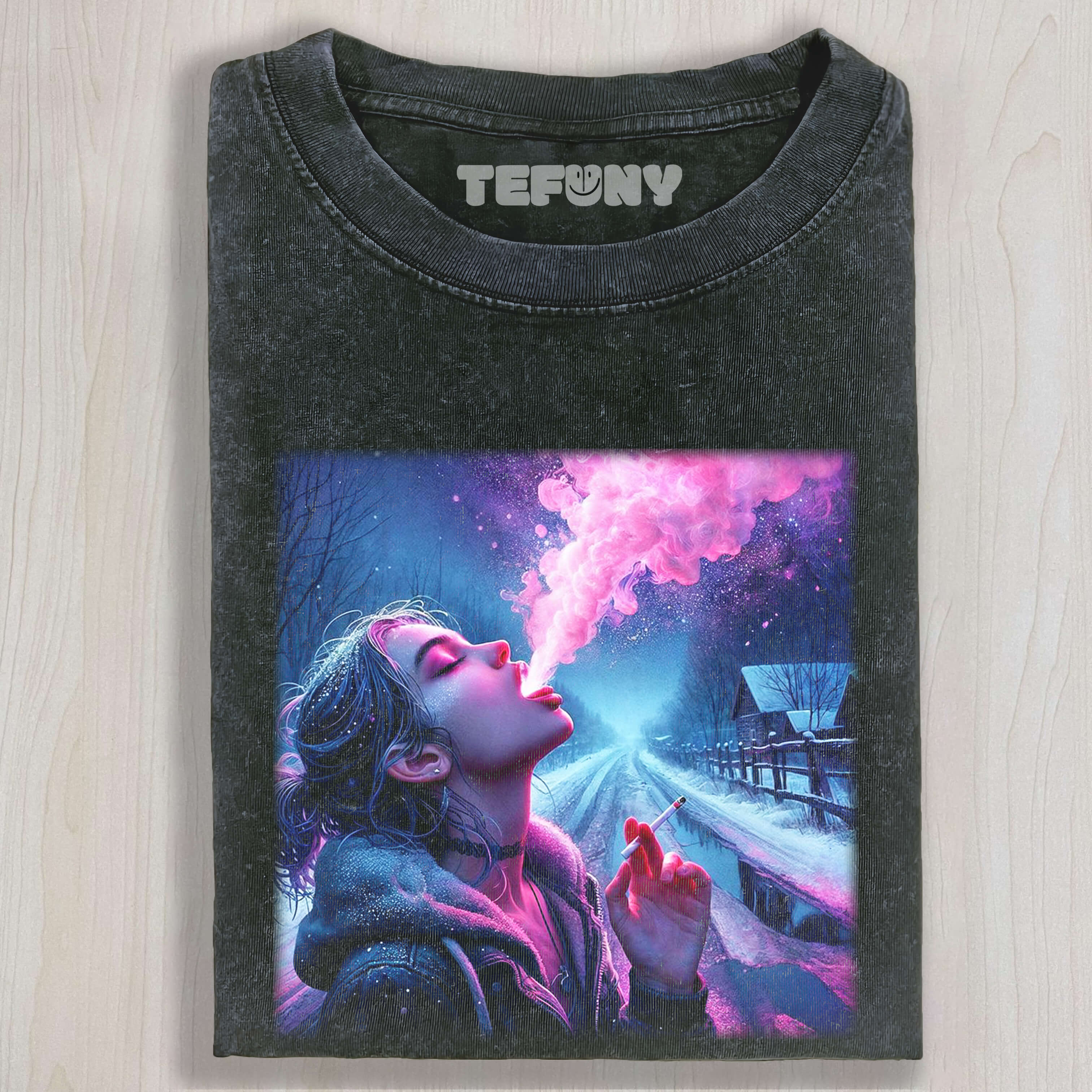 THE GIRL SMOKING ON THE STREET TEE & SWEAT & HOOD