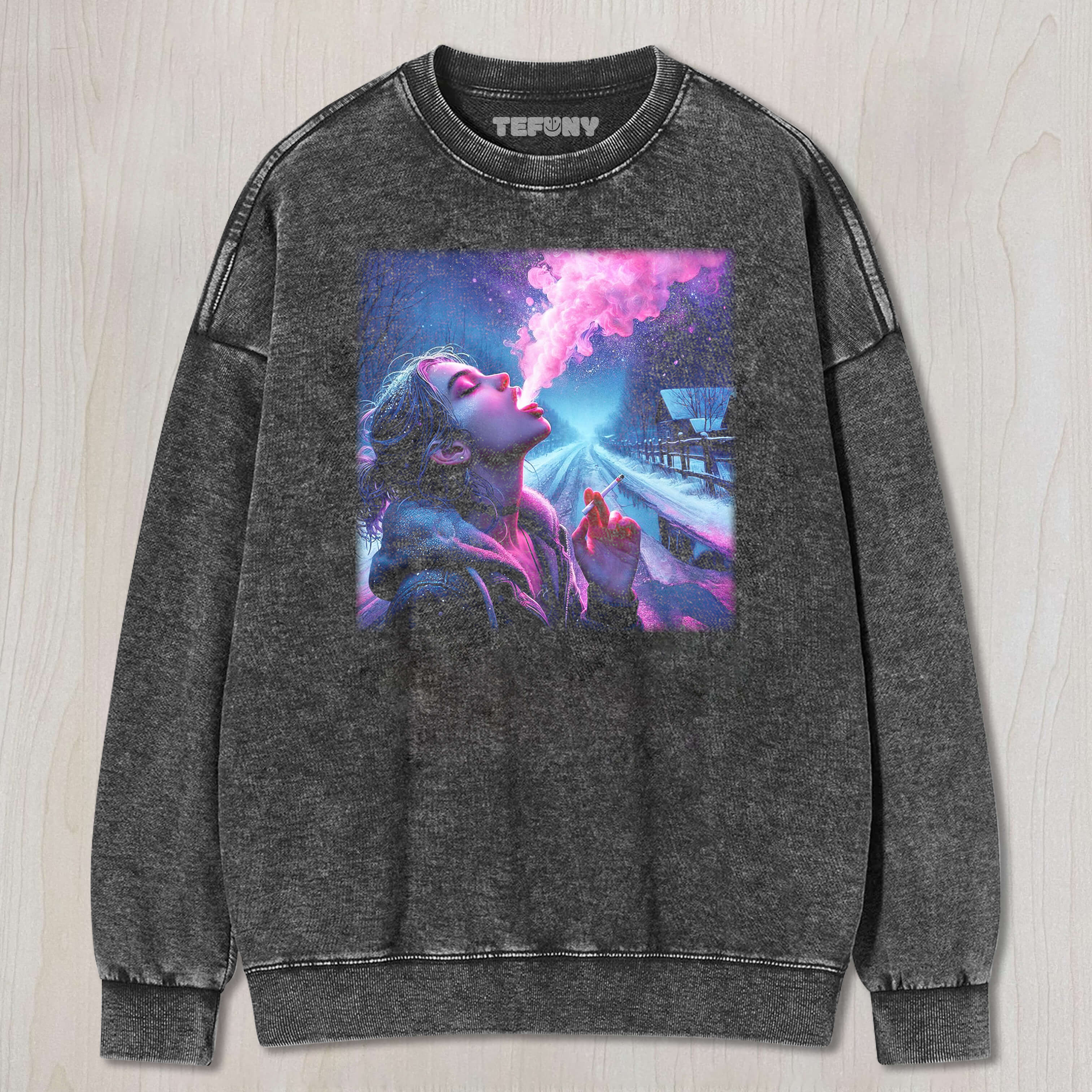 THE GIRL SMOKING ON THE STREET TEE & SWEAT & HOOD