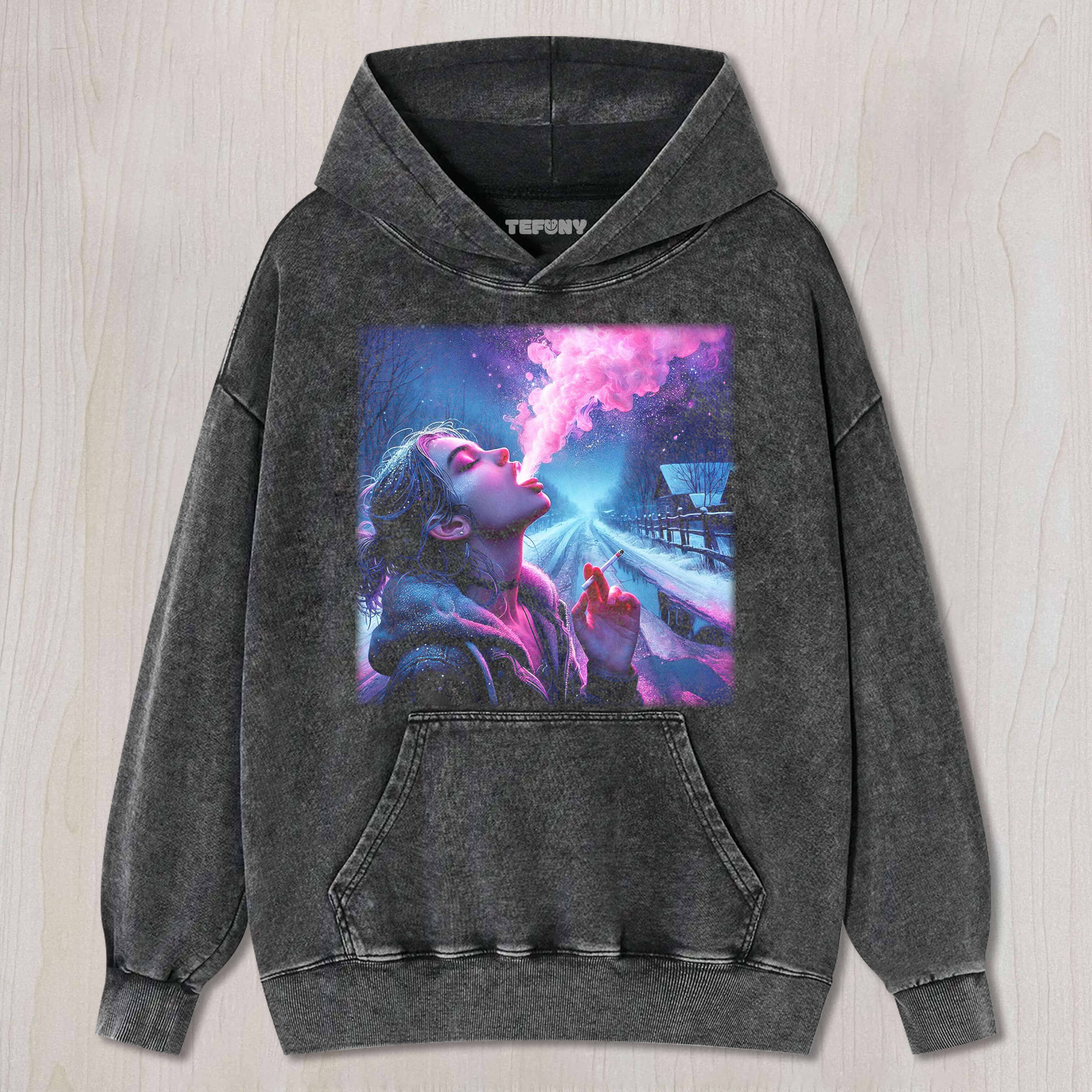 THE GIRL SMOKING ON THE STREET TEE & SWEAT & HOOD