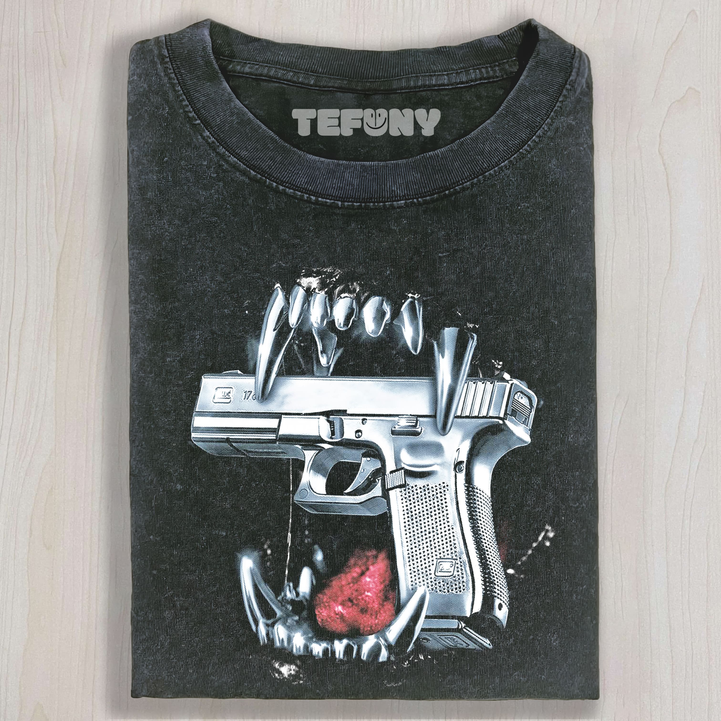 THE GUN IN MOUTH TEE & SWEAT & HOOD