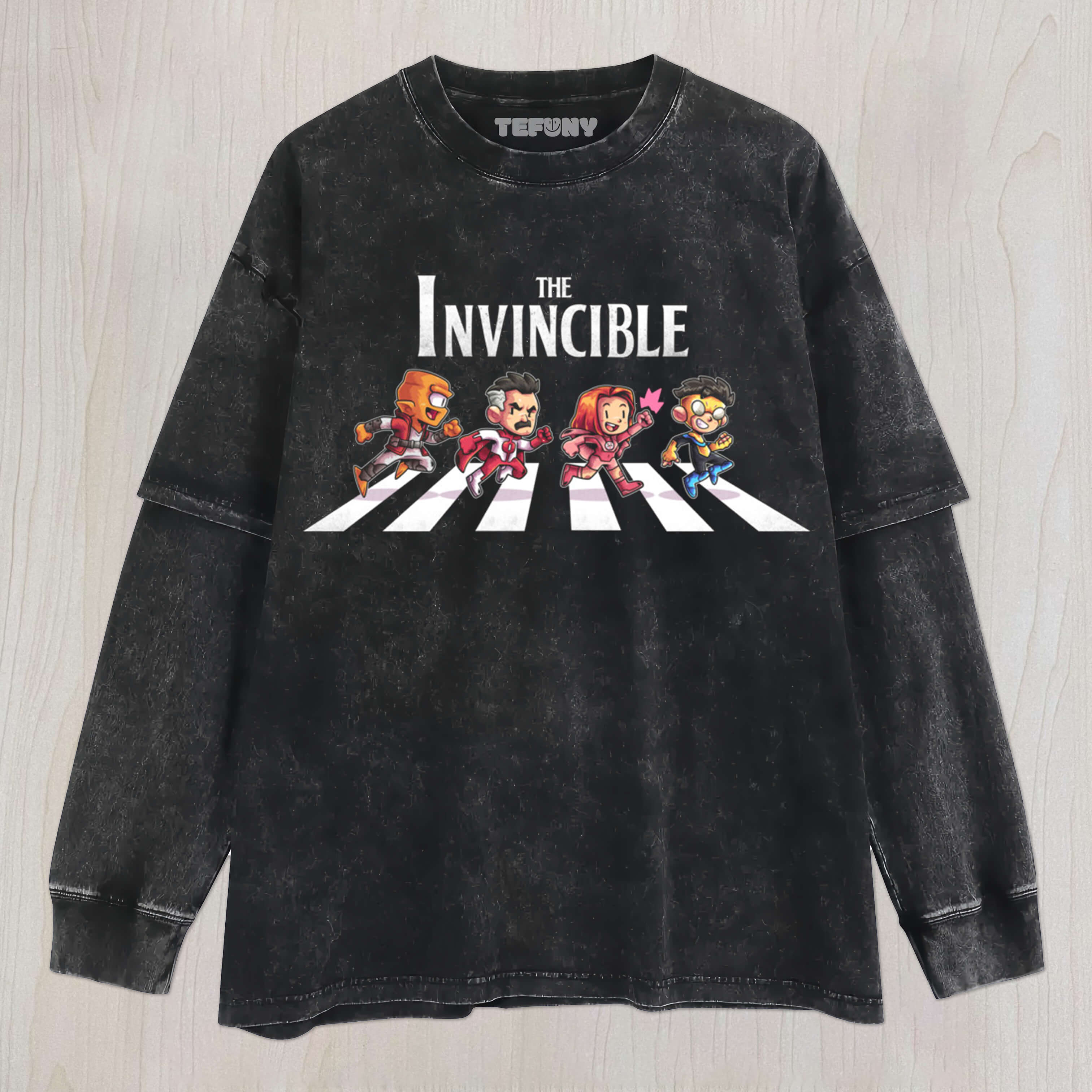 THE INVINCIBLE UNISEX TEE, TANK TOP, LAYERED LS, SWEATSHIRT & HOODIE