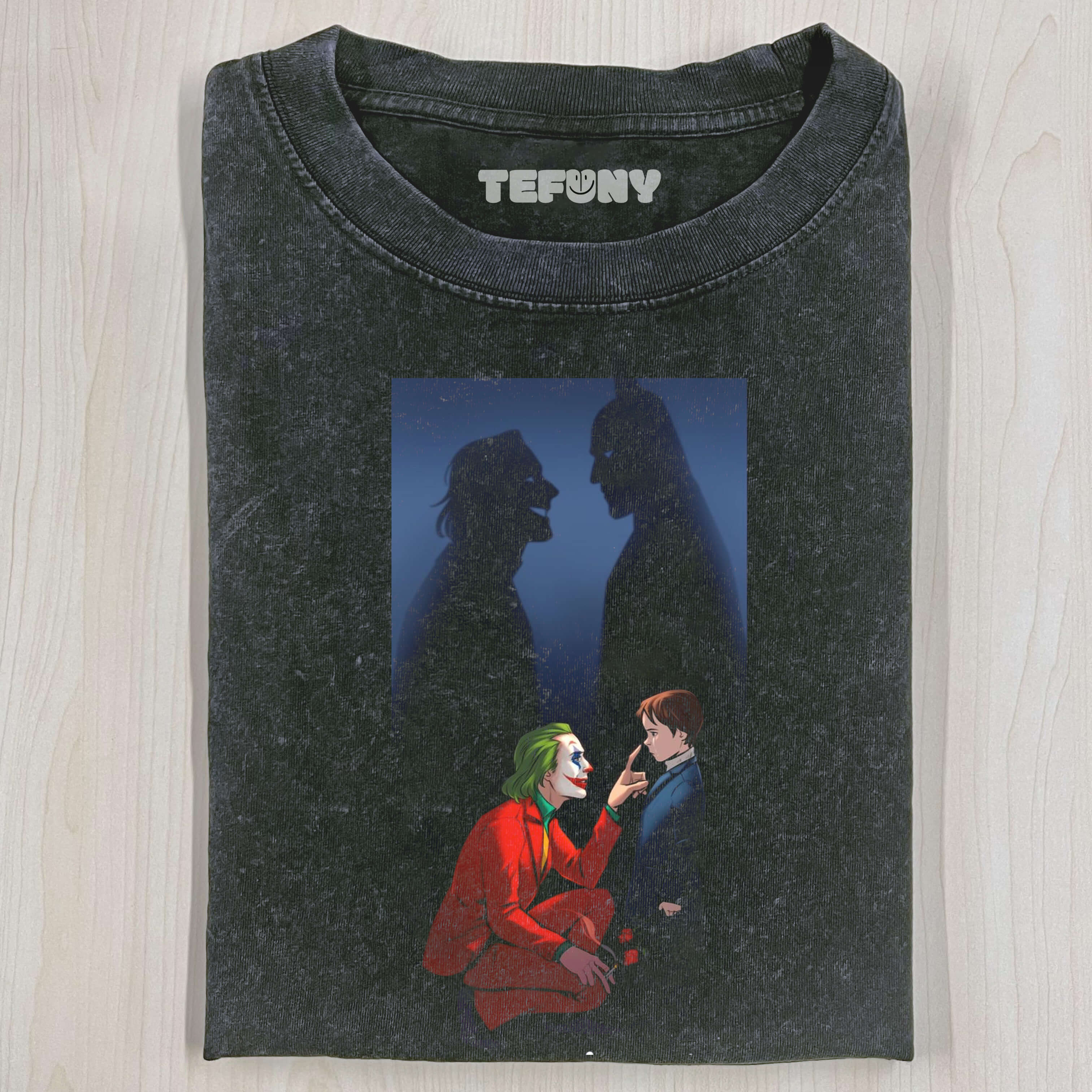 THE JOKER AND BATMAN T-THIRT