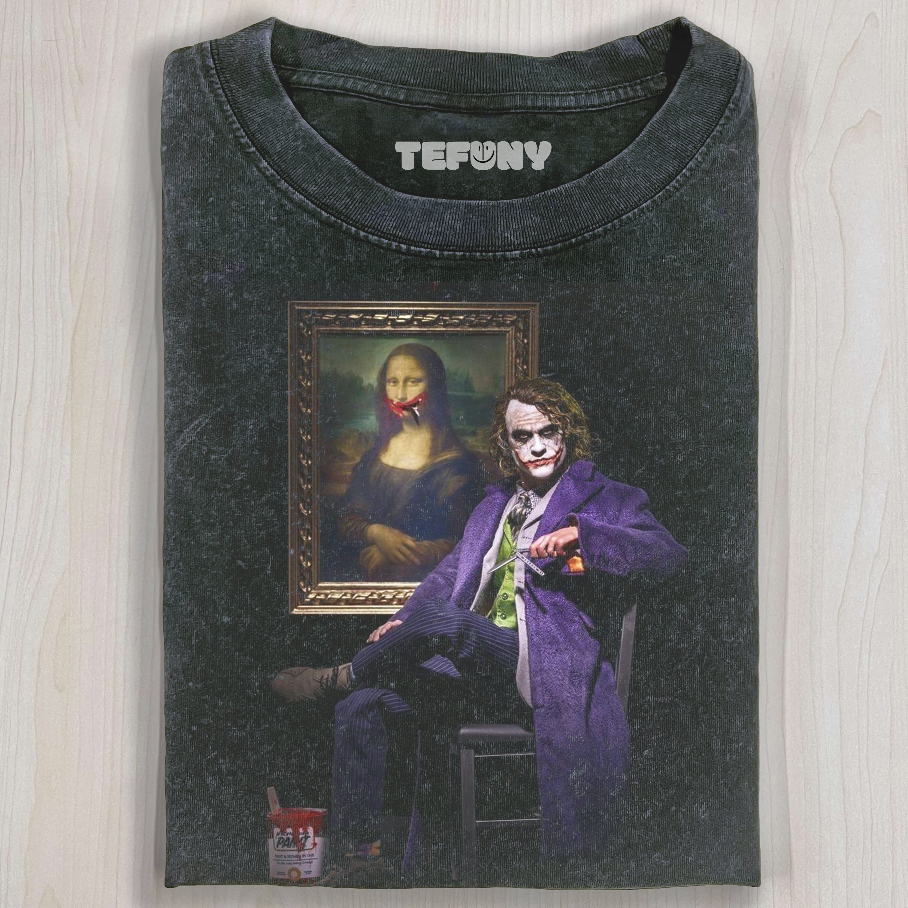 THE JOKER AND THE MONA LISA T-SHIRTS