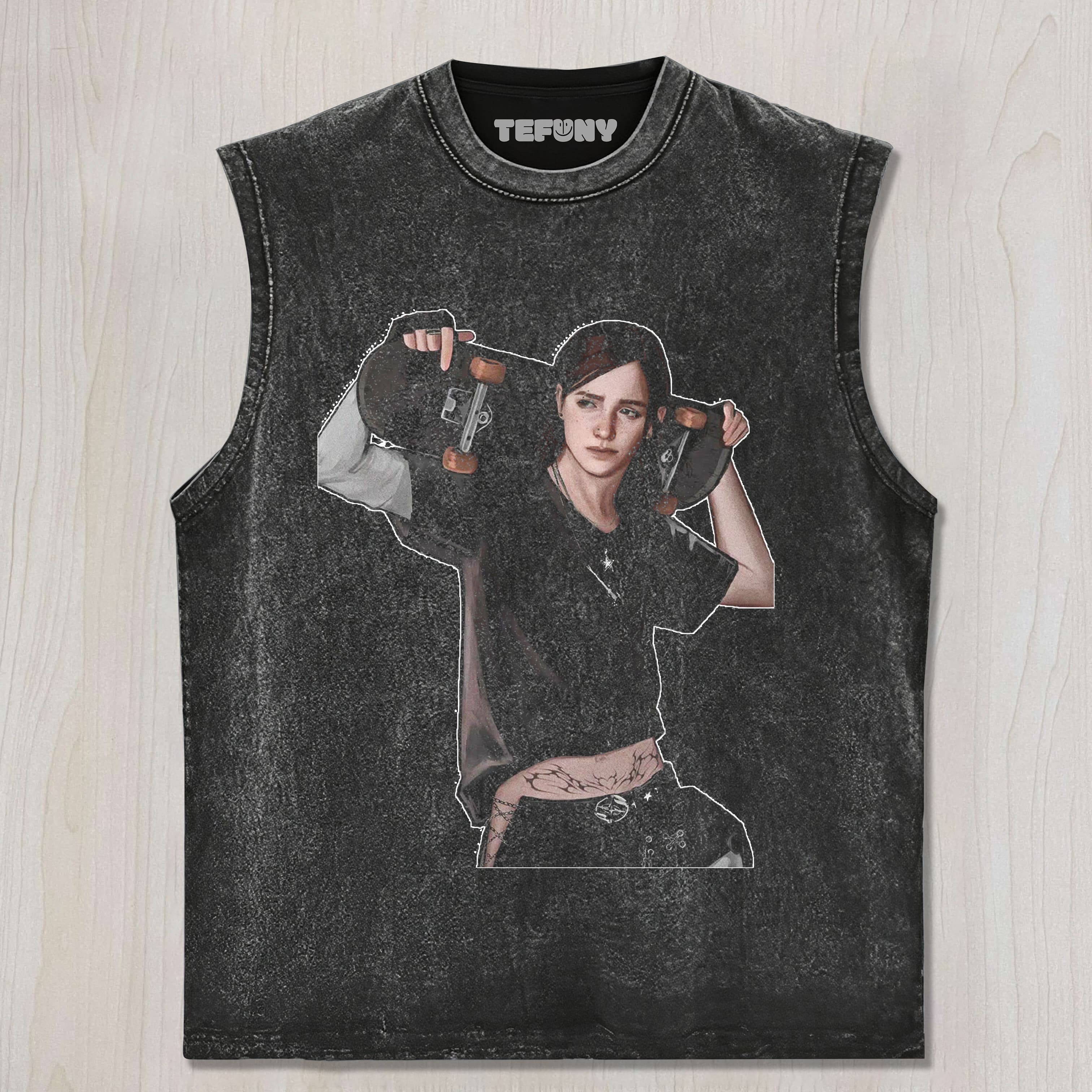 THE LAST OF US ELLIE UNISEX TEE, TANK TOP, LAYERED LS, SWEATSHIRT & HOODIE