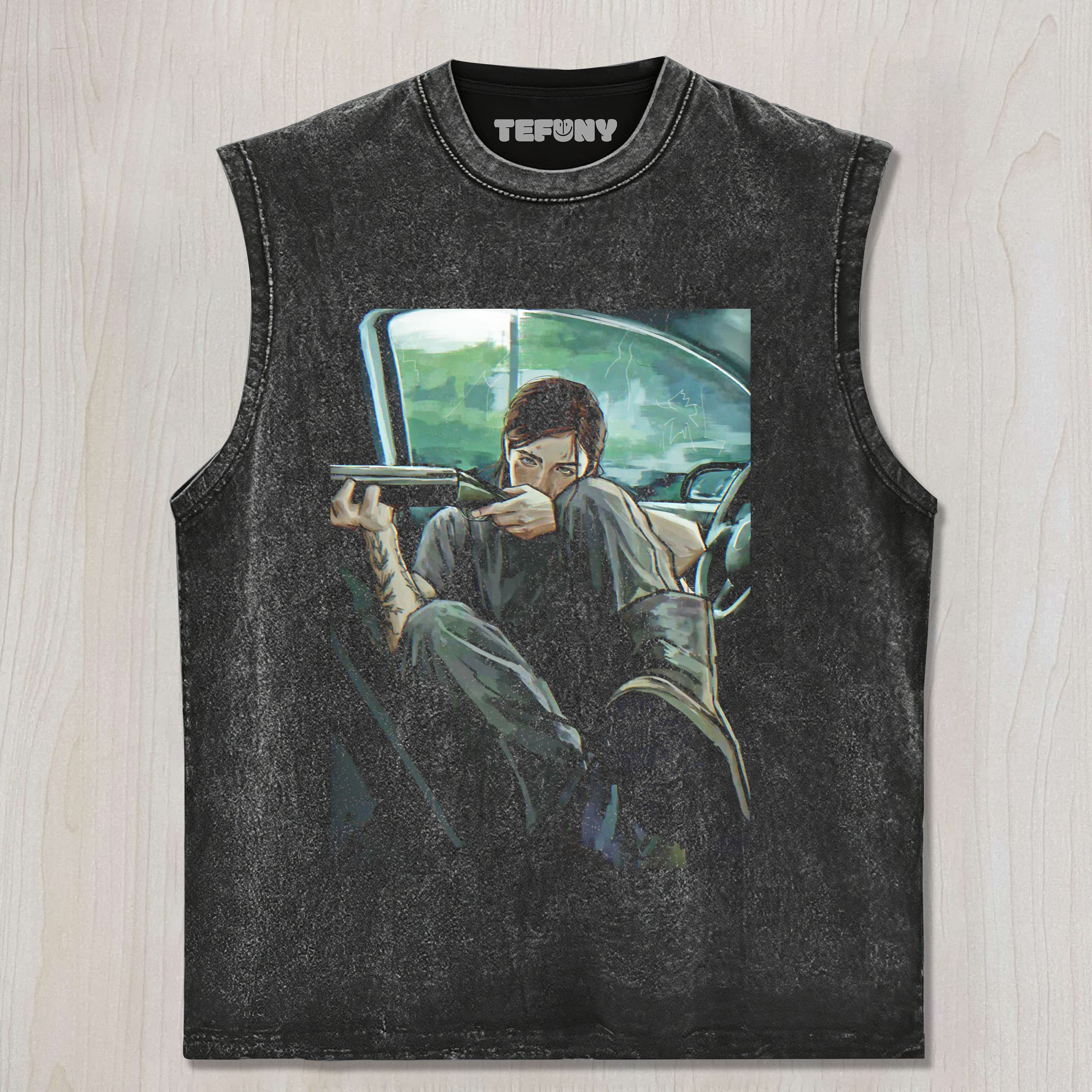 THE LAST OF US ELLIE V10 UNISEX TEE, TANK TOP, LAYERED LS, SWEATSHIRT & HOODIE