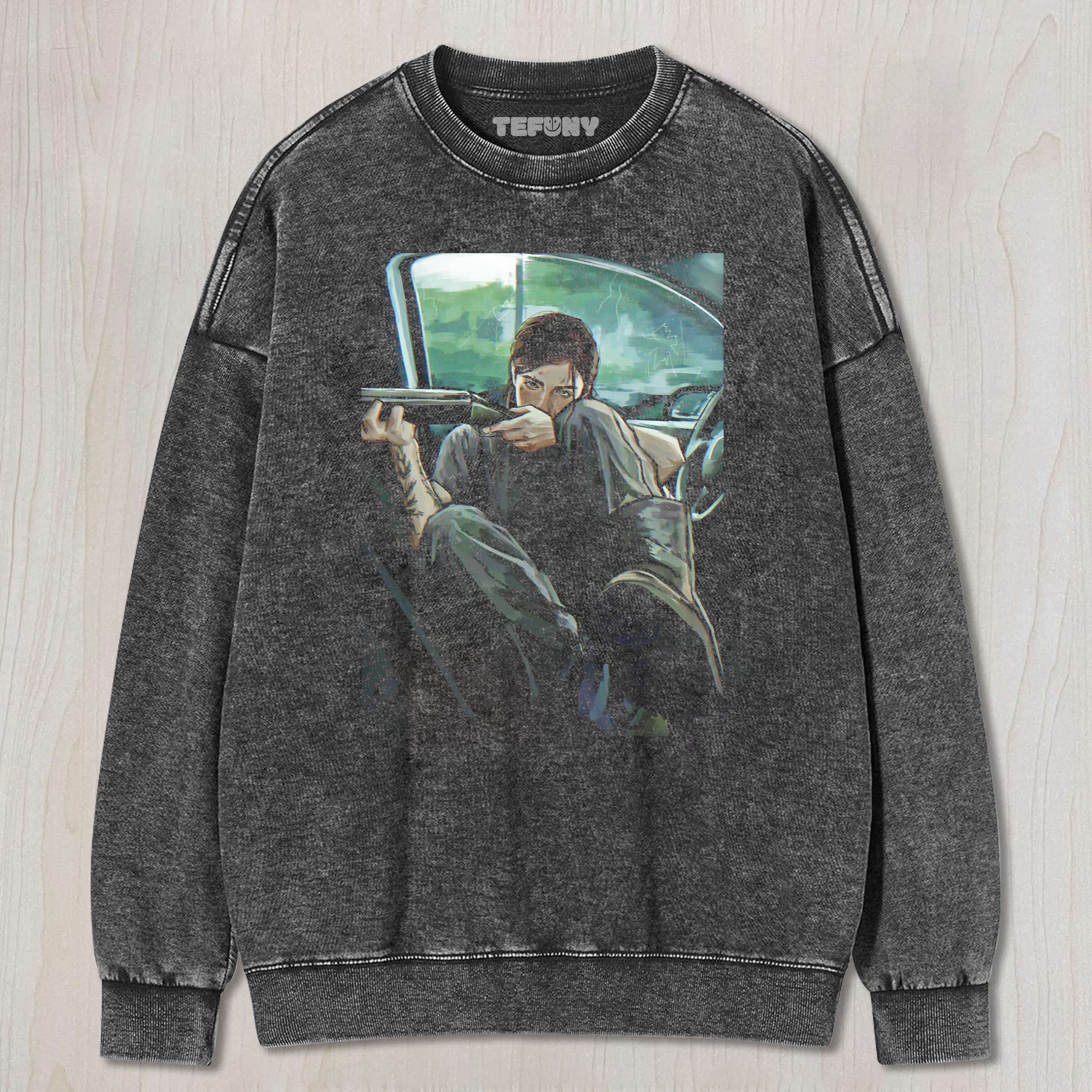 THE LAST OF US ELLIE V10 UNISEX TEE, TANK TOP, LAYERED LS, SWEATSHIRT & HOODIE