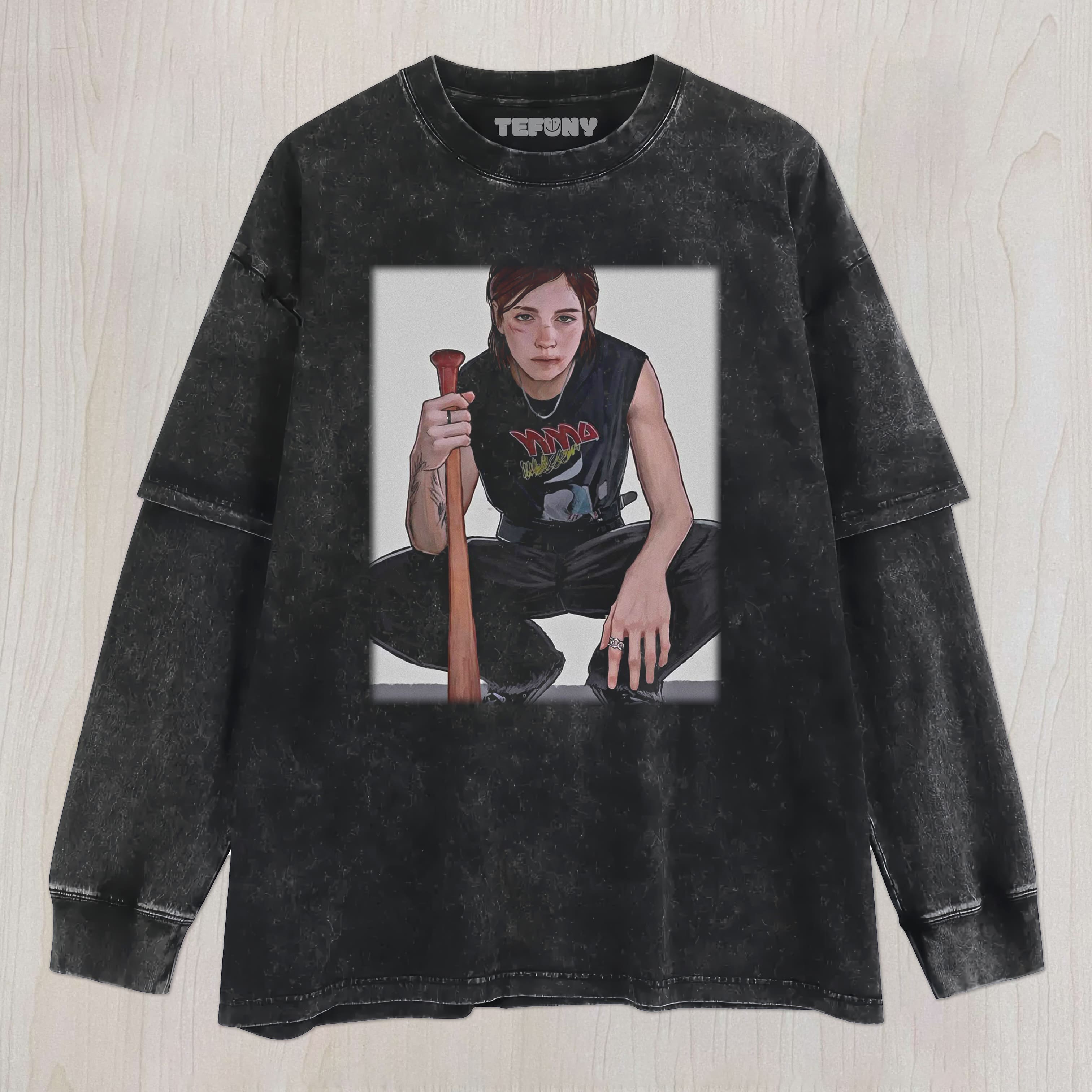 THE LAST OF US ELLIE V3 UNISEX TEE, TANK TOP, LAYERED LS, SWEATSHIRT & HOODIE