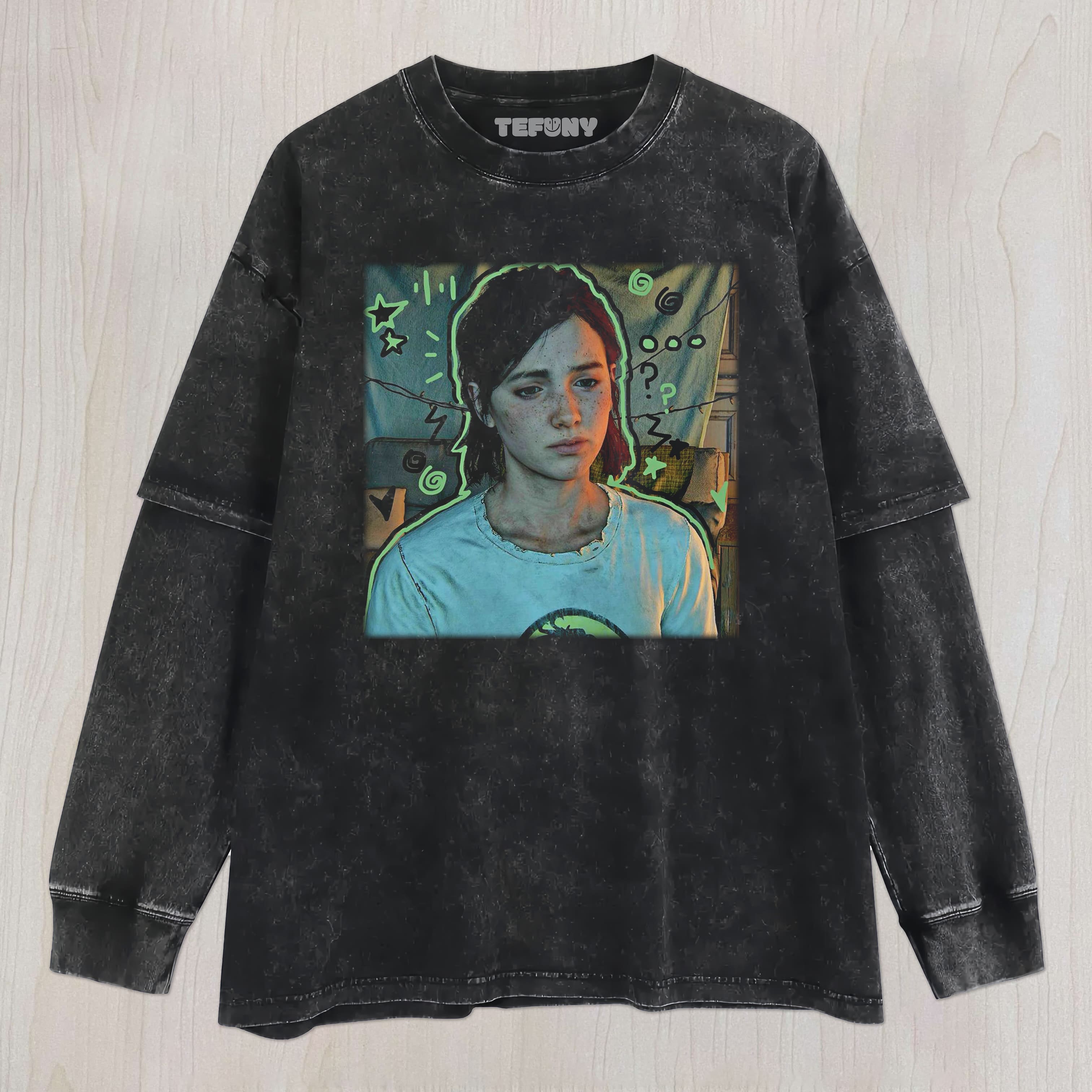 THE LAST OF US ELLIE V4 UNISEX TEE, TANK TOP, LAYERED LS, SWEATSHIRT & HOODIE