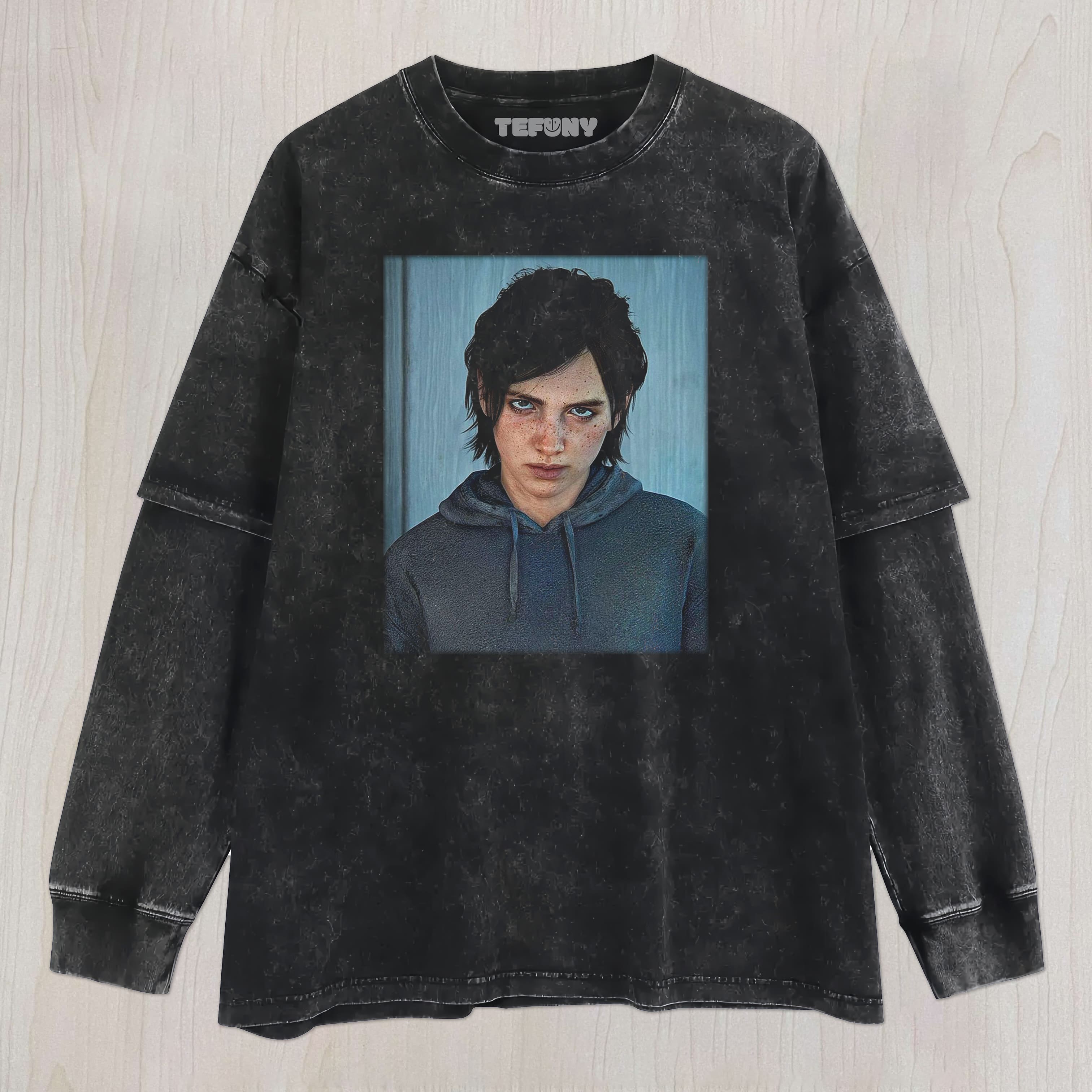 THE LAST OF US ELLIE V8 UNISEX TEE, TANK TOP, LAYERED LS, SWEATSHIRT & HOODIE