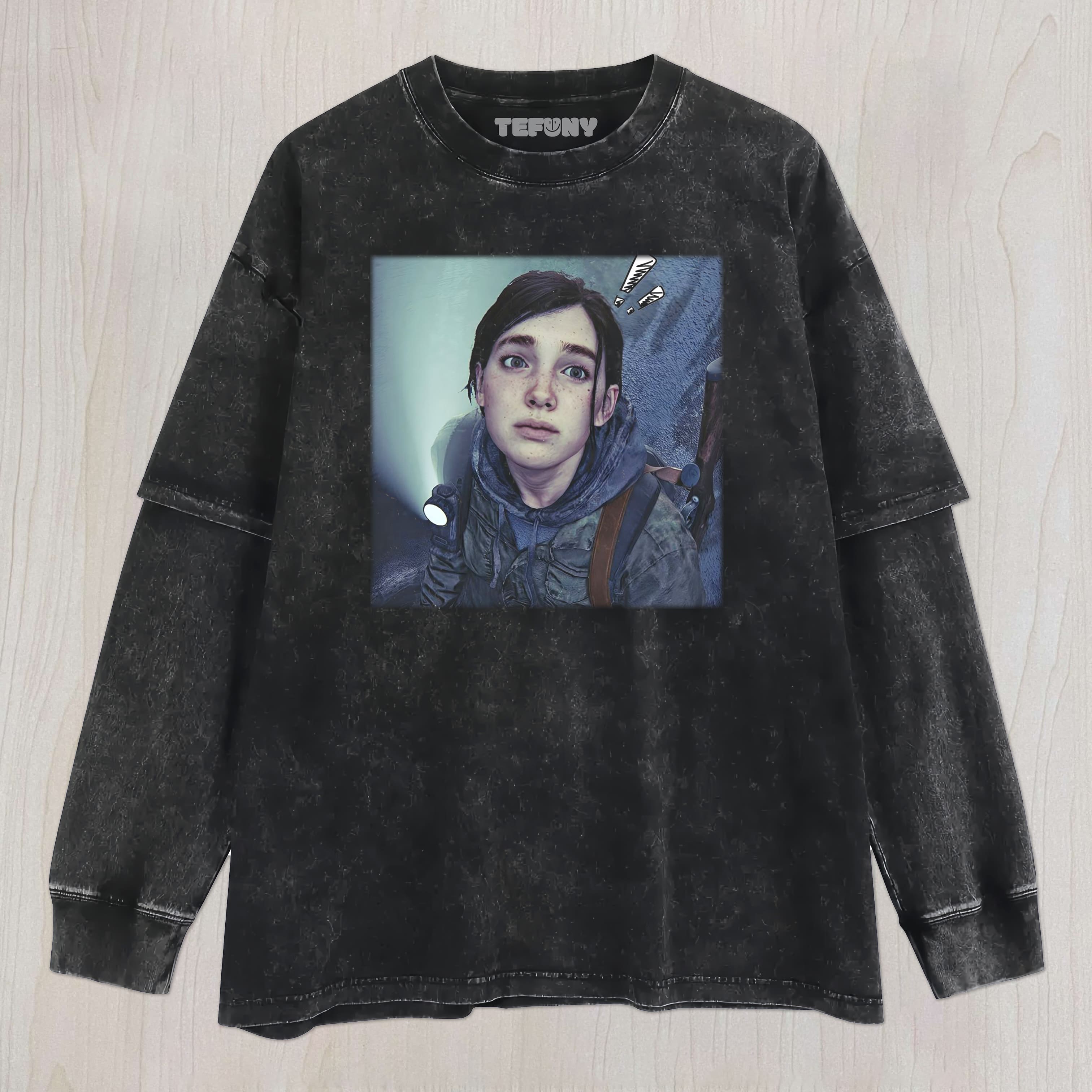 THE LAST OF US ELLIE V9 UNISEX TEE, TANK TOP, LAYERED LS, SWEATSHIRT & HOODIE