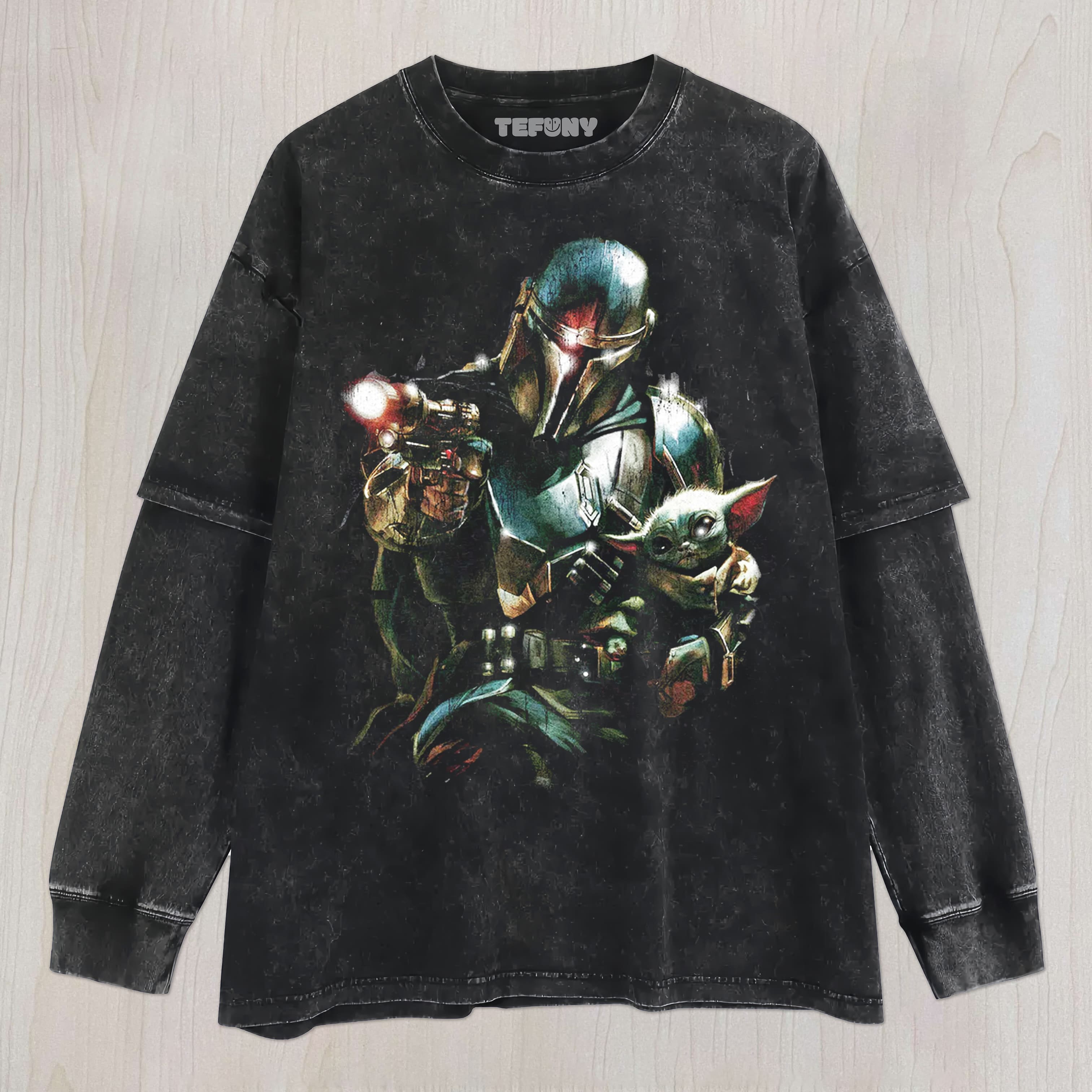 THE MANDALORIAN N UNISEX TEE, TANK TOP, LAYERED LS, SWEATSHIRT & HOODIE