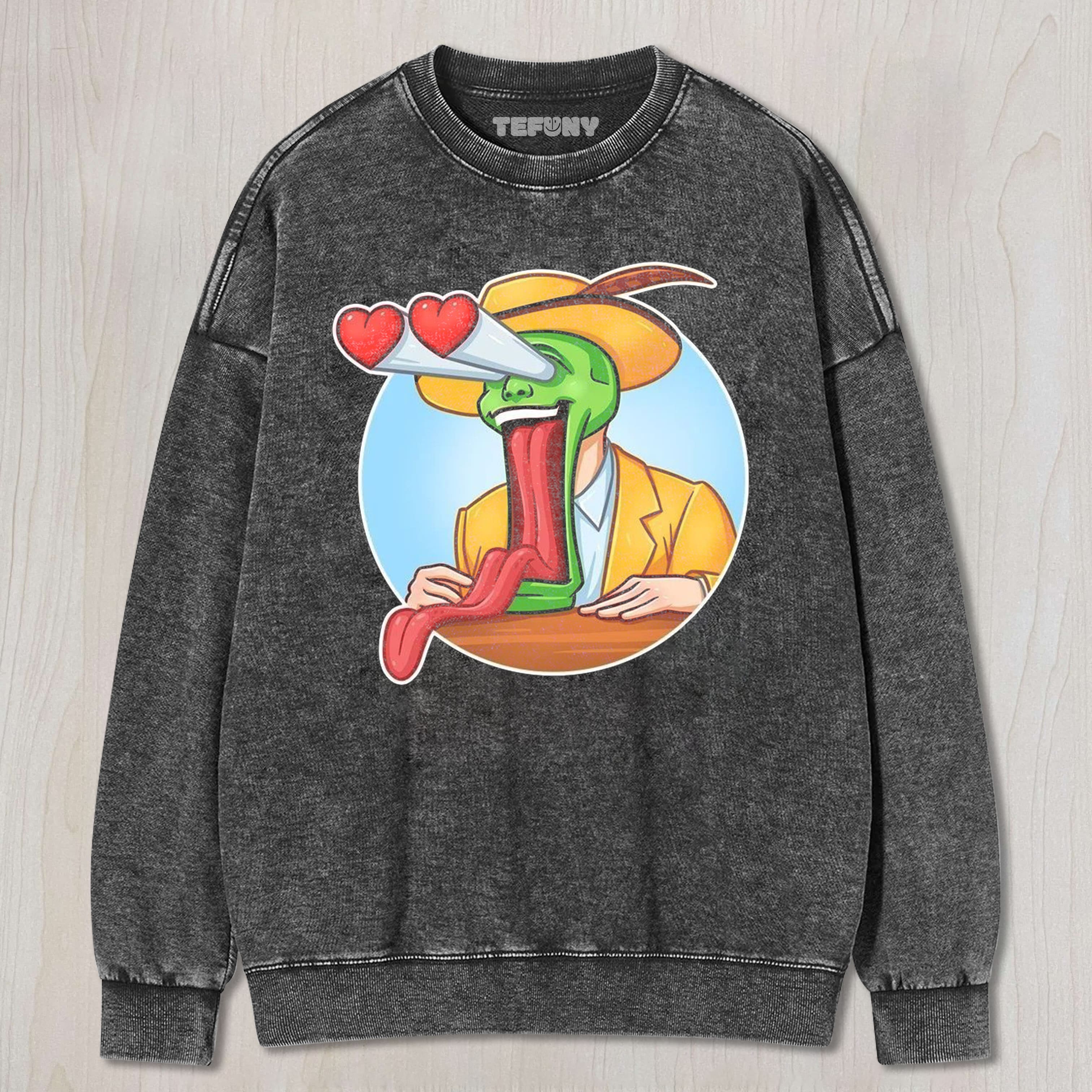 THE MASK CARTOON UNISEX TEE, TANK TOP, LAYERED LS, SWEATSHIRT & HOODIE