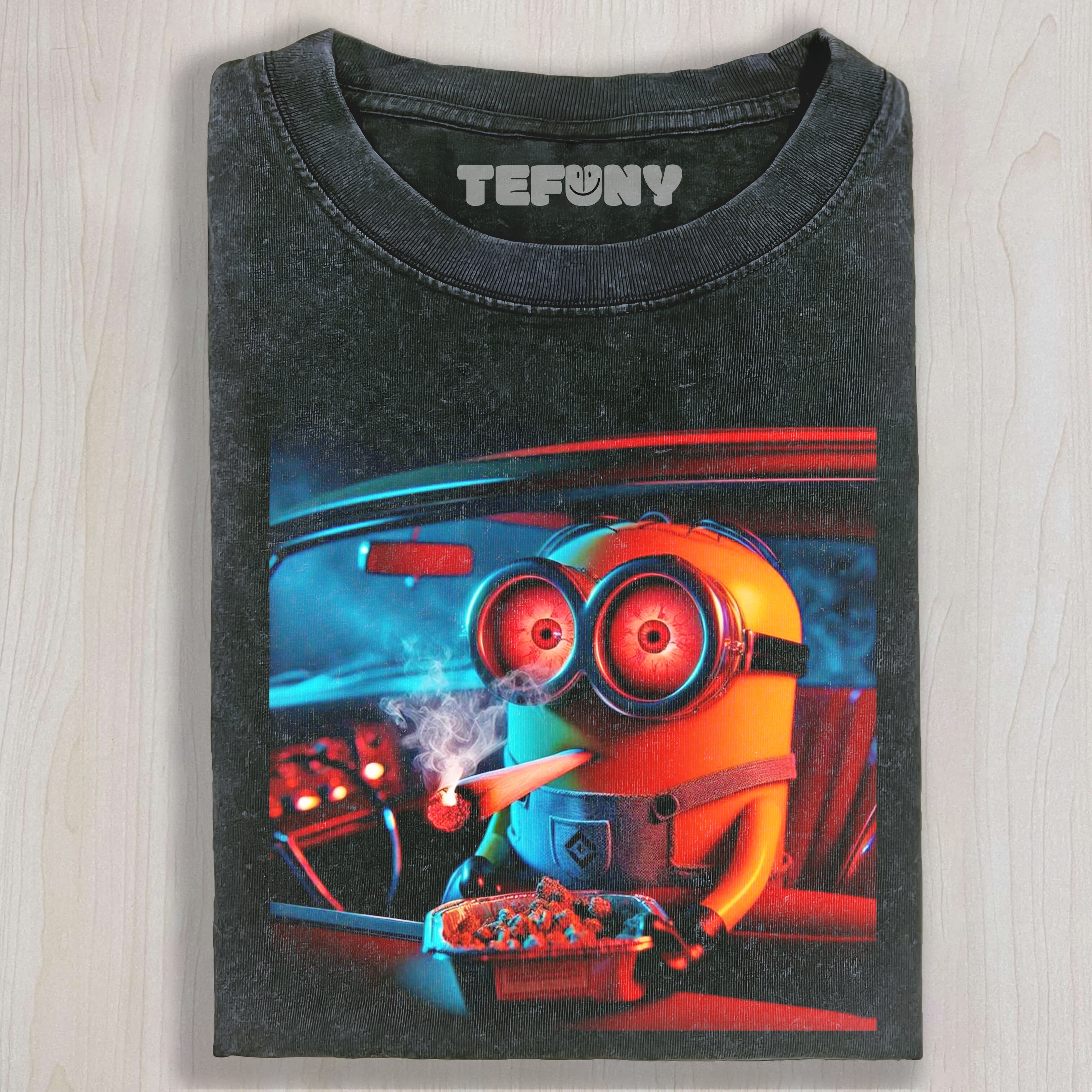 THE MINIONS ARE SMOKING IN THE CAR T-SHIRT & LONG SLEEVES & HOODIES
