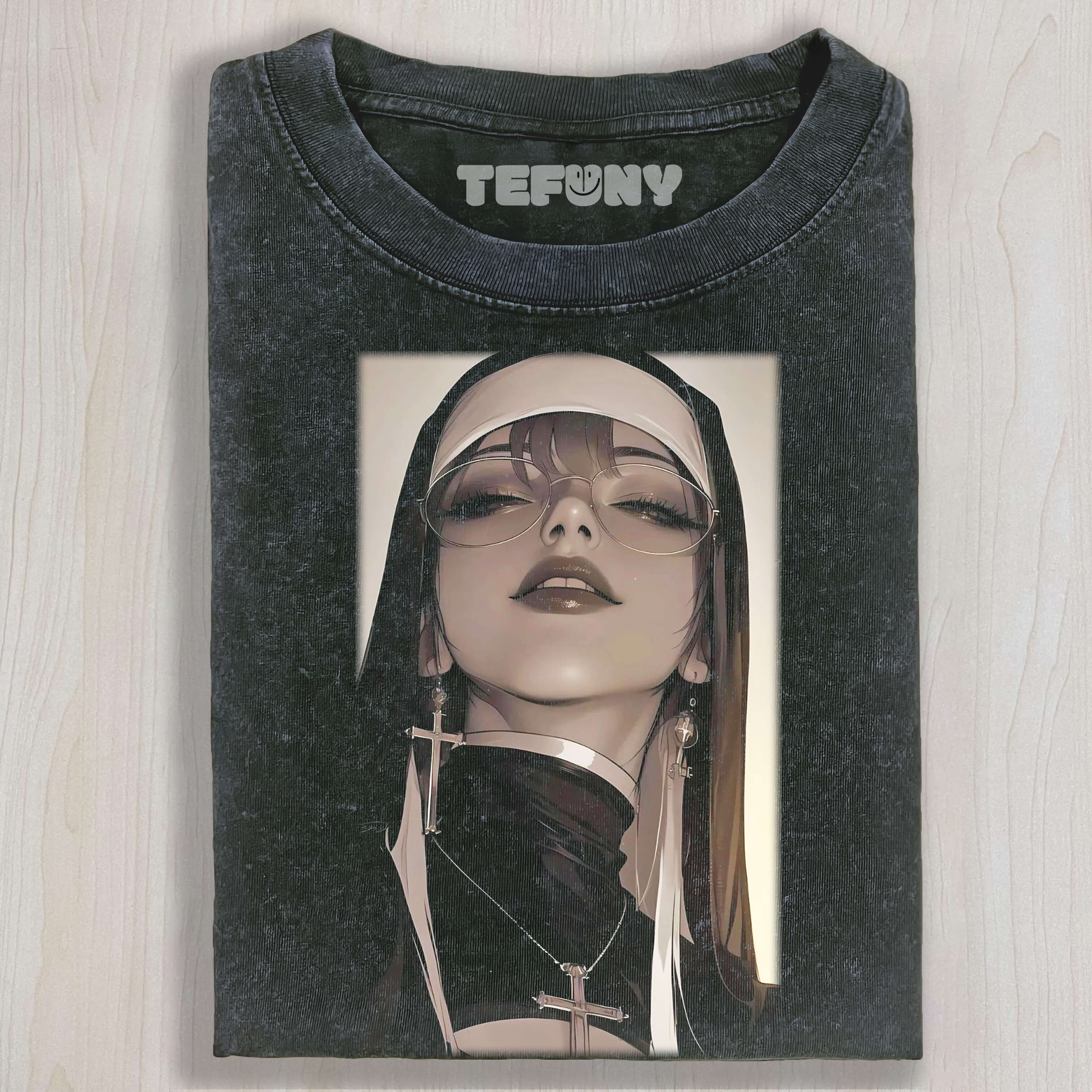 THE NUN LOOKING DOWN TEE & SWEAT & HOOD