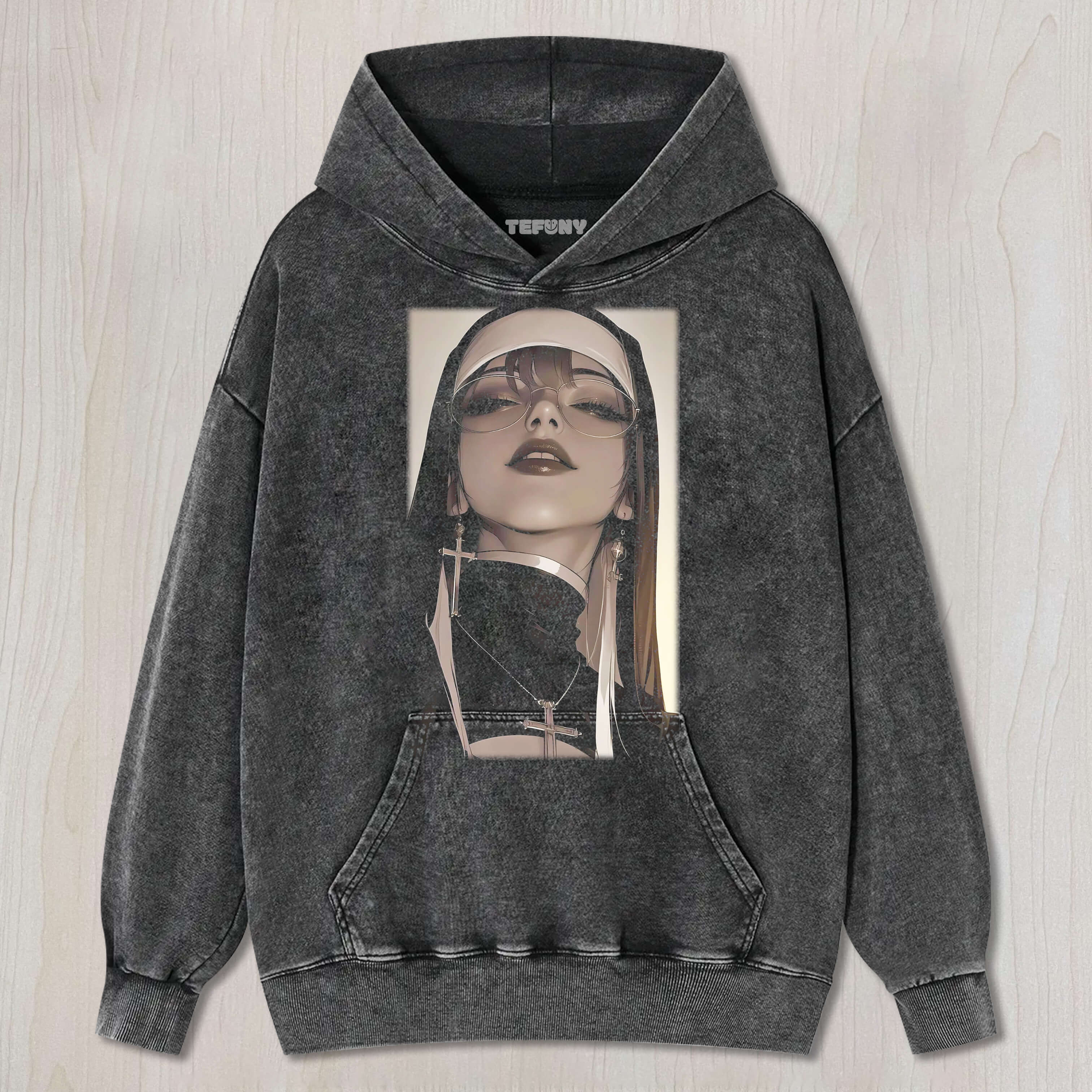 THE NUN LOOKING DOWN TEE & SWEAT & HOOD
