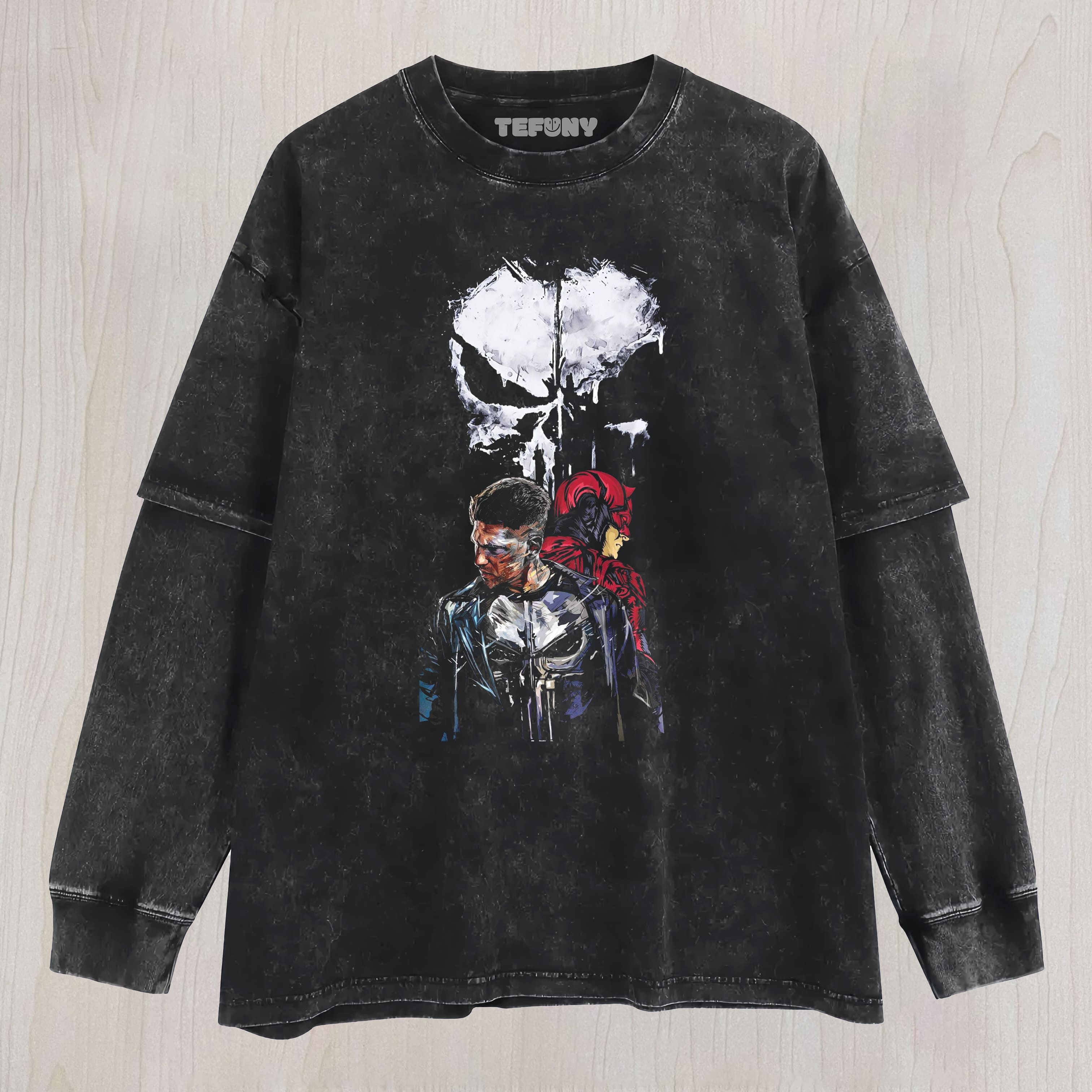 THE PUNISHER V3 LAYERED LONG SLEEVE