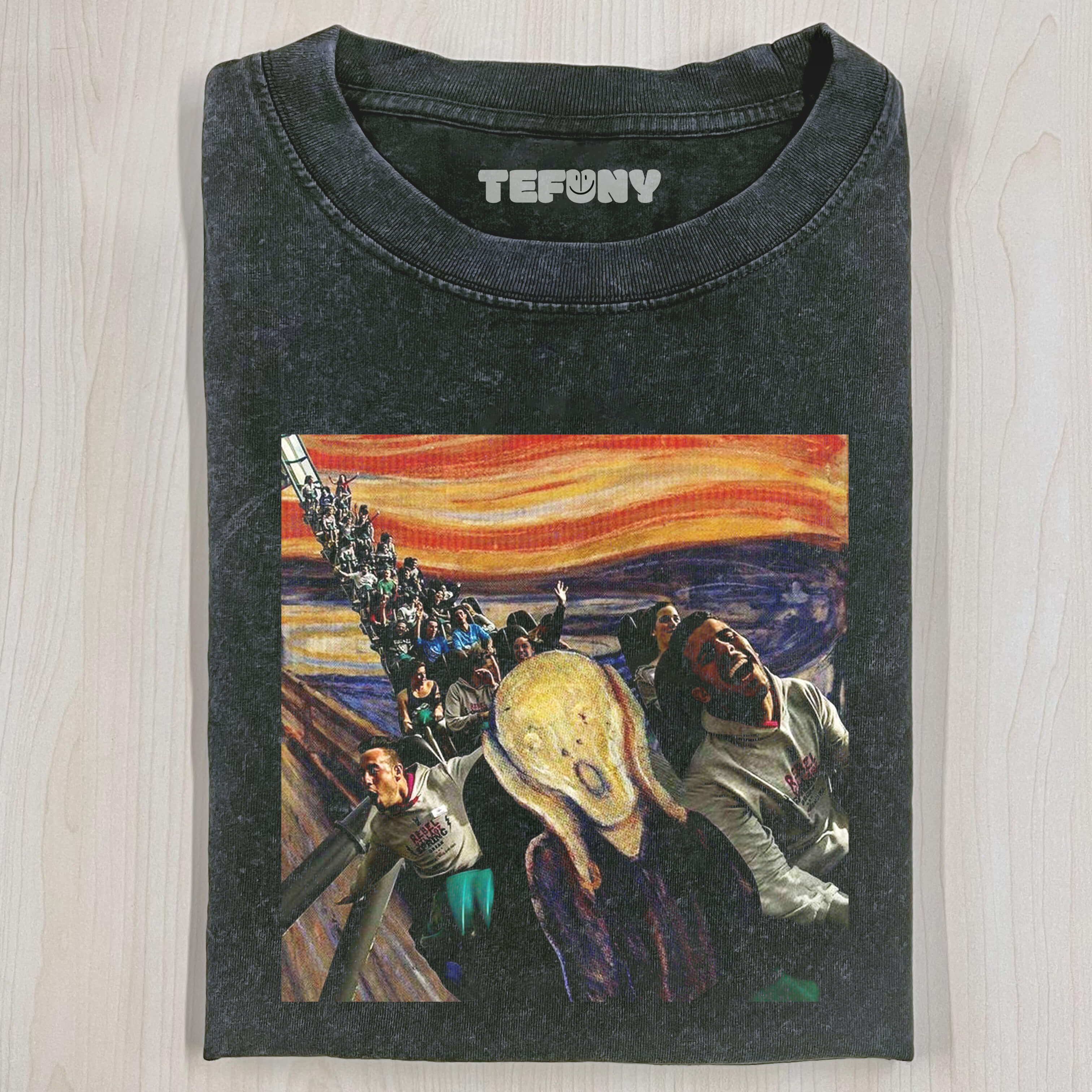 THE SCREAM ROLLER COASTER T-SHIRT