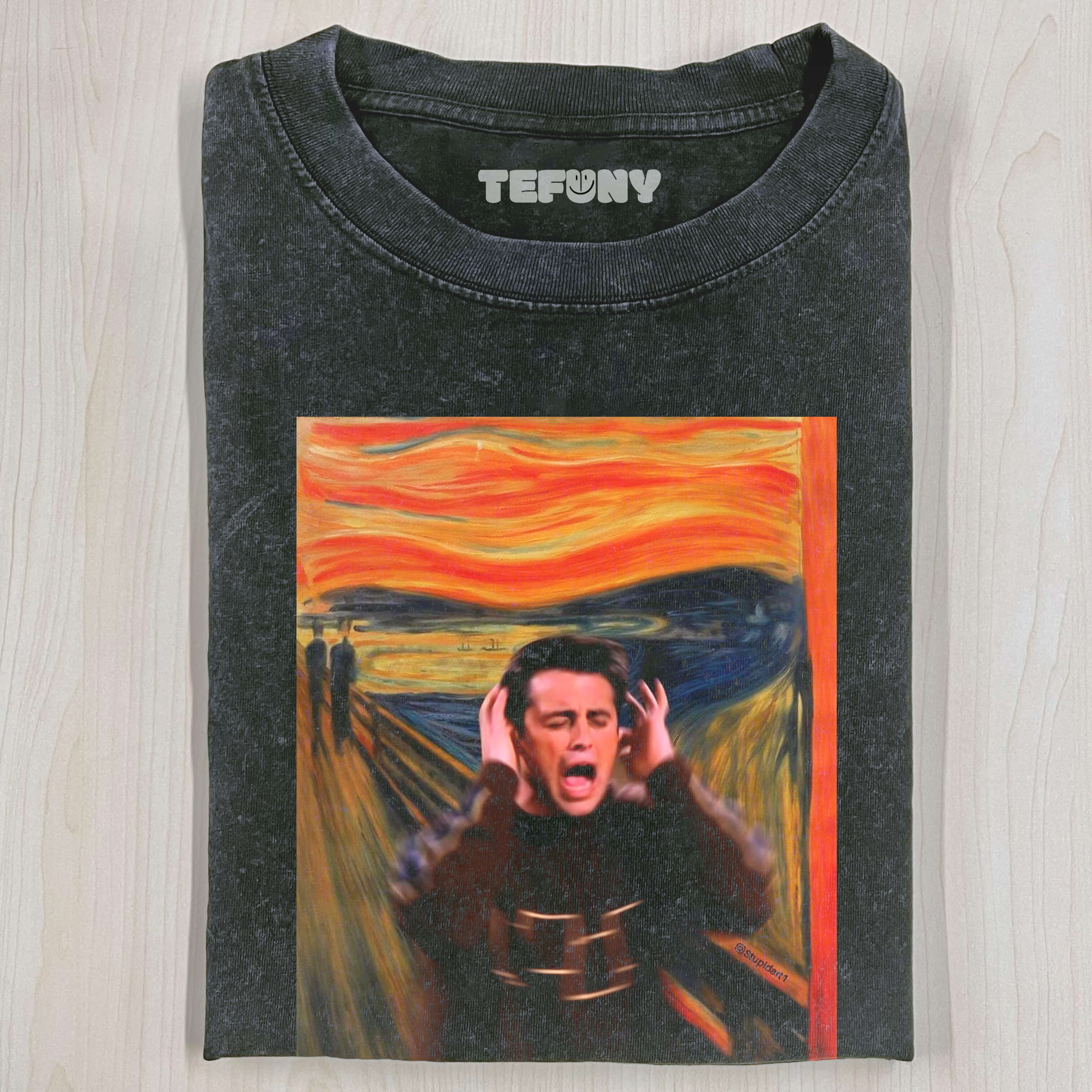 THE SCREAM & JOEY TRIBBIANI T-SHIRT