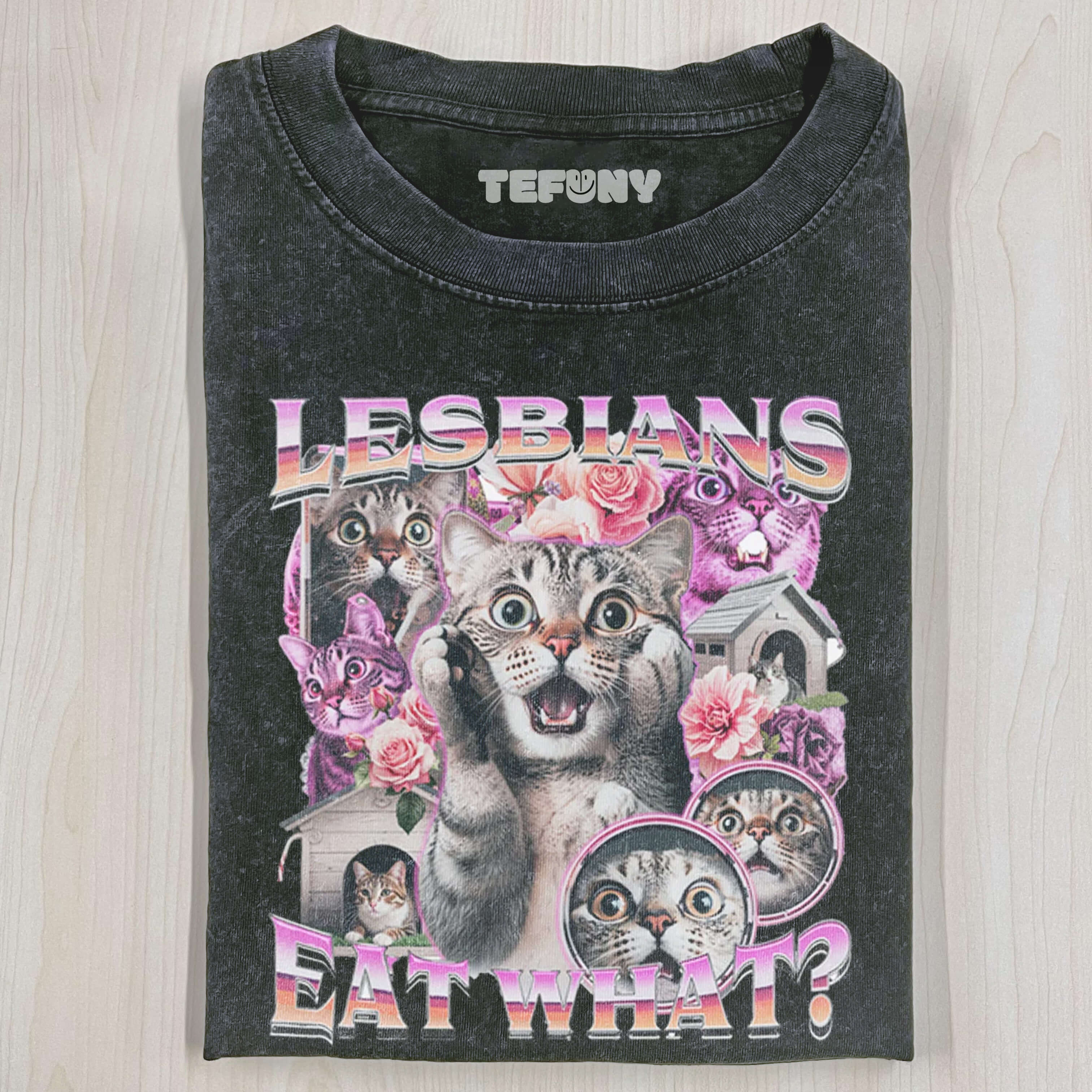THE SHOCKED CAT T-SHIRT