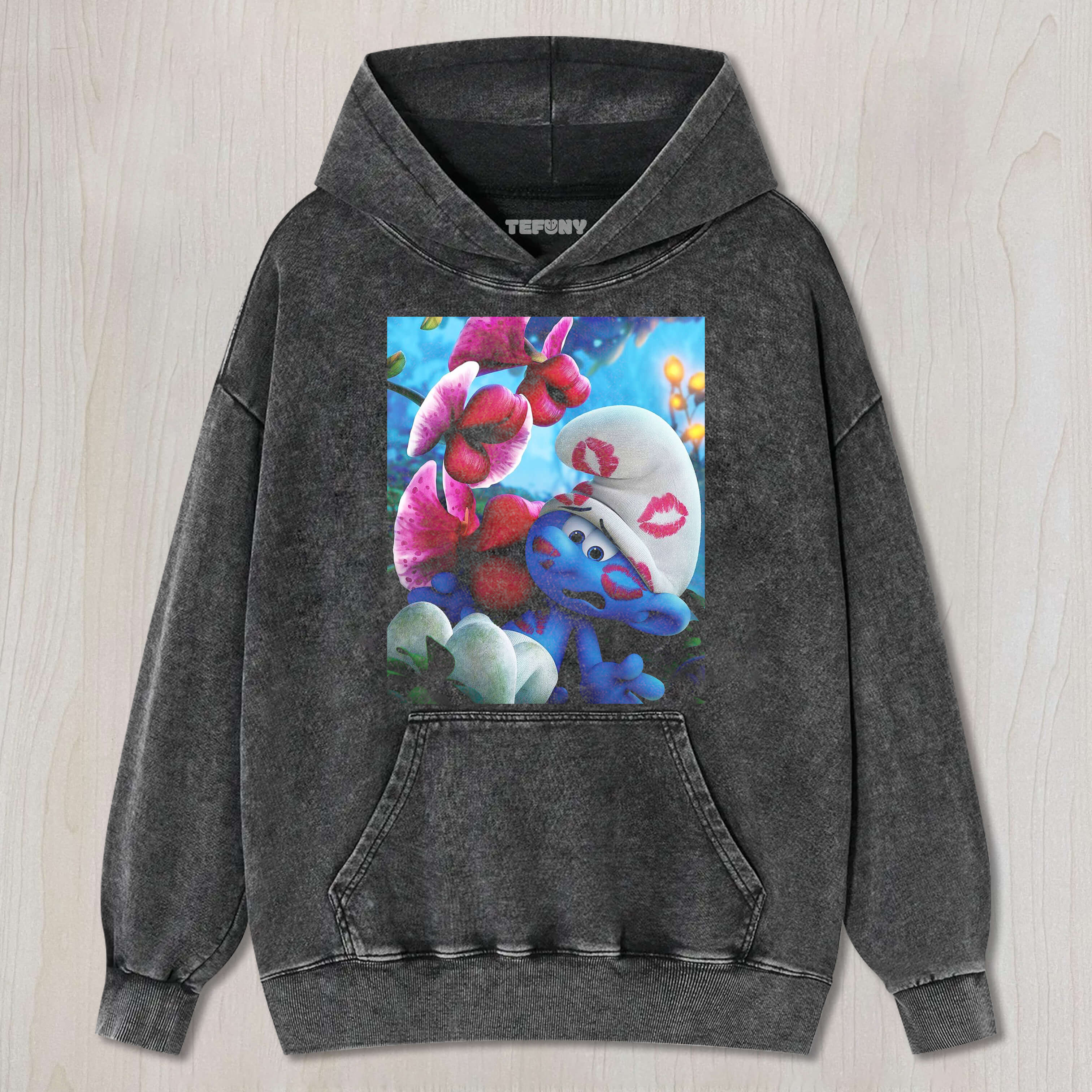 THE SMURF GOT KISSED T-SHIRT