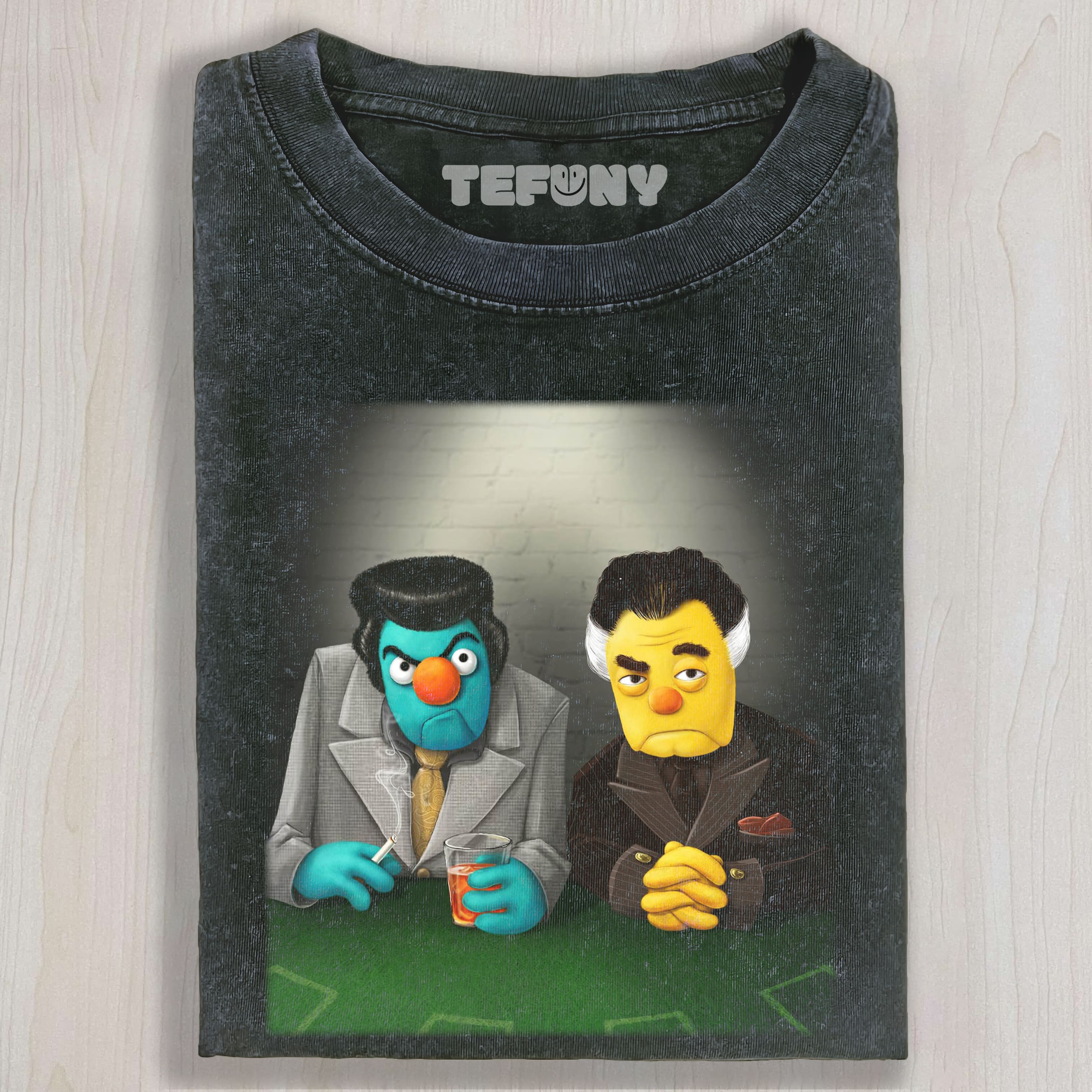 THE SOPRANOS CARTOON UNISEX TEE, TANK TOP, LAYERED LS, SWEATSHIRT & HOODIE