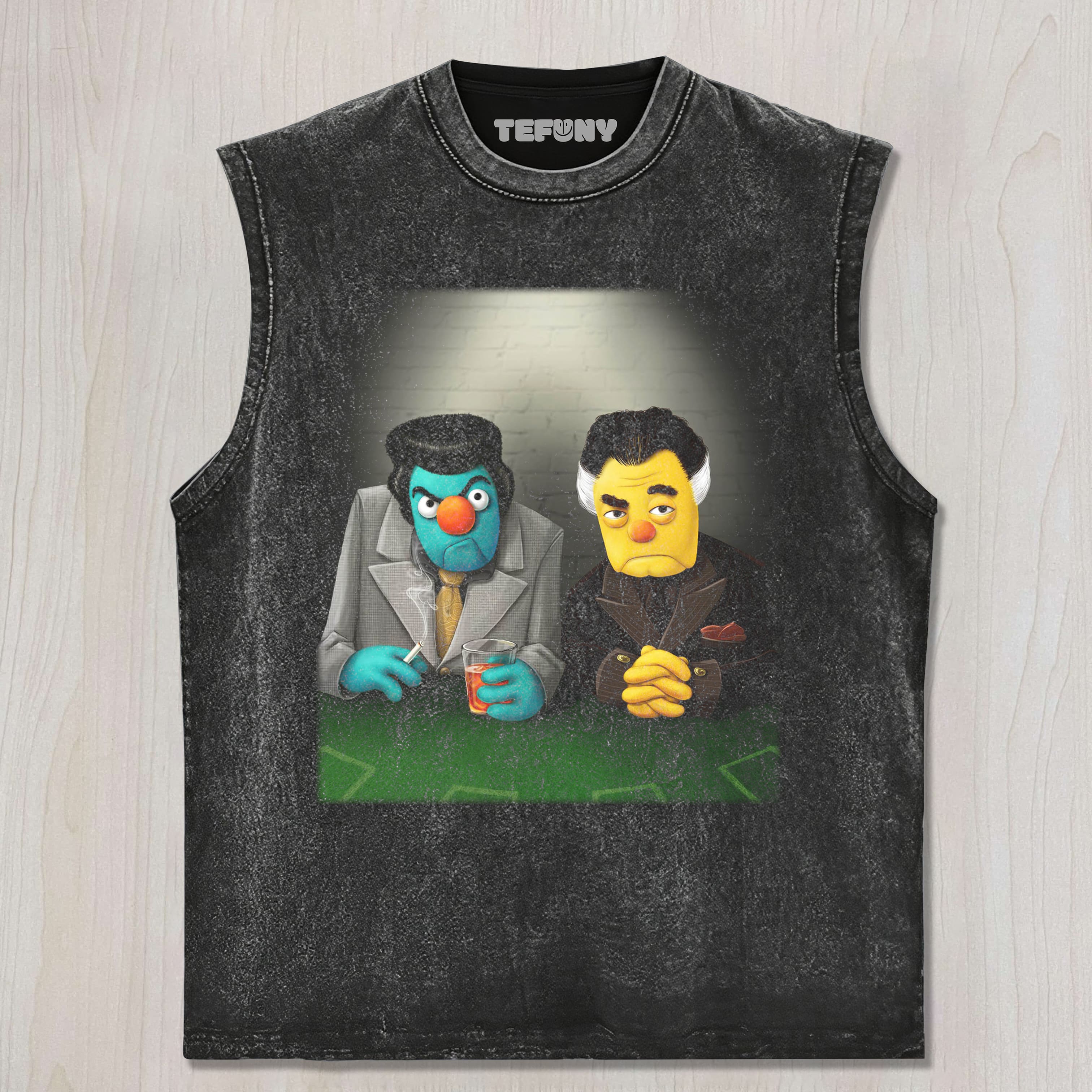 THE SOPRANOS CARTOON UNISEX TEE, TANK TOP, LAYERED LS, SWEATSHIRT & HOODIE
