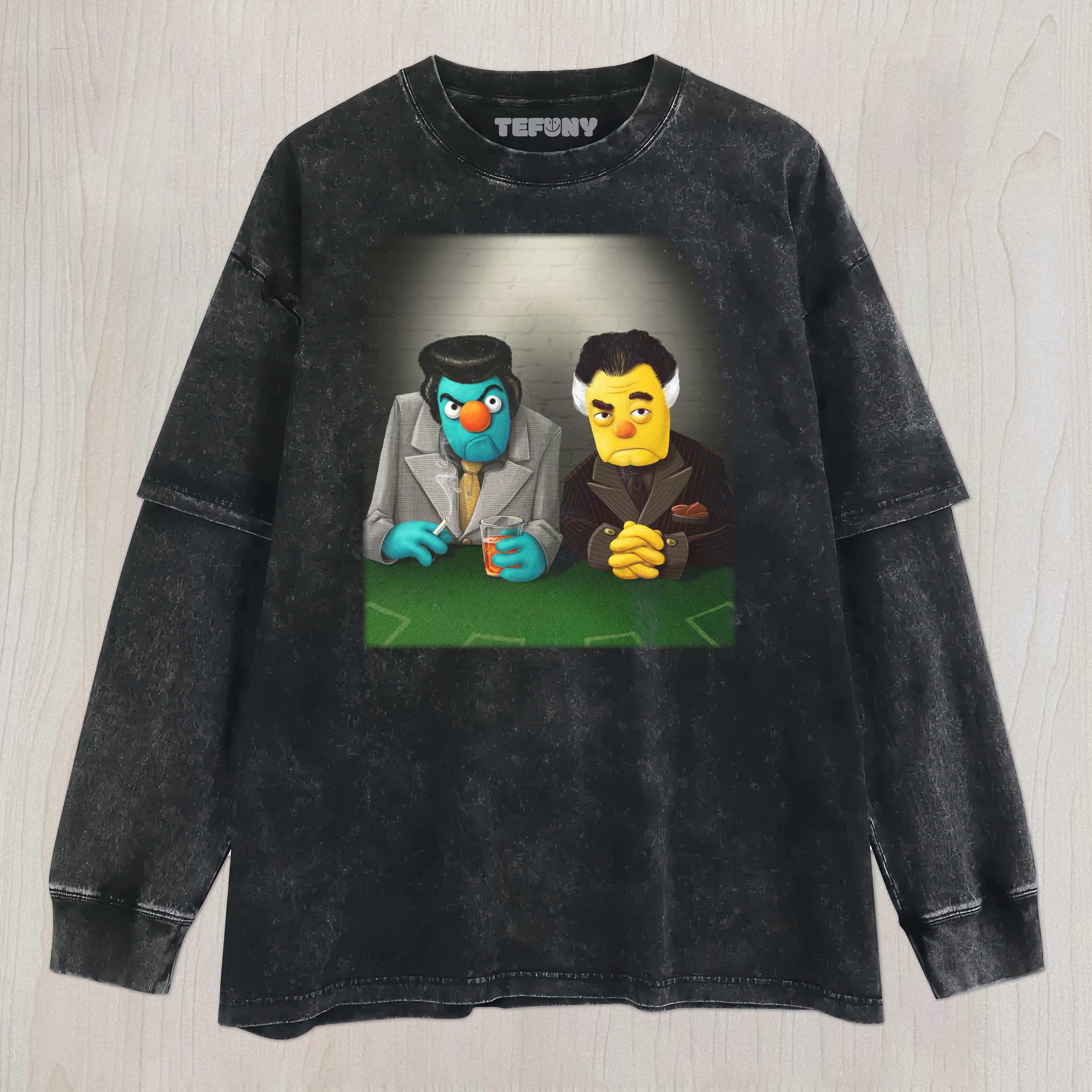 THE SOPRANOS CARTOON UNISEX TEE, TANK TOP, LAYERED LS, SWEATSHIRT & HOODIE