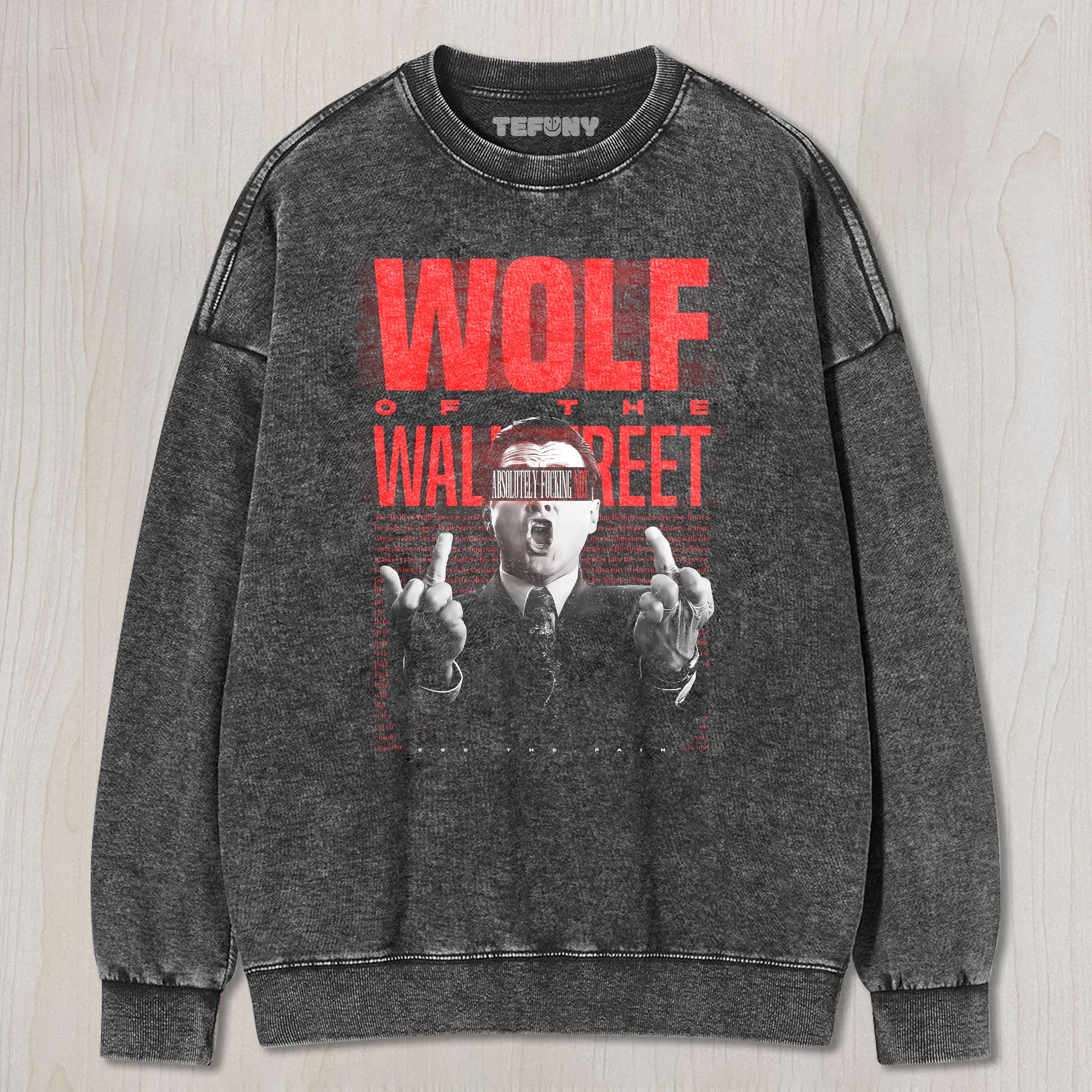THE WOLF OF WALL STREET DE TEE & SWEAT & HOOD