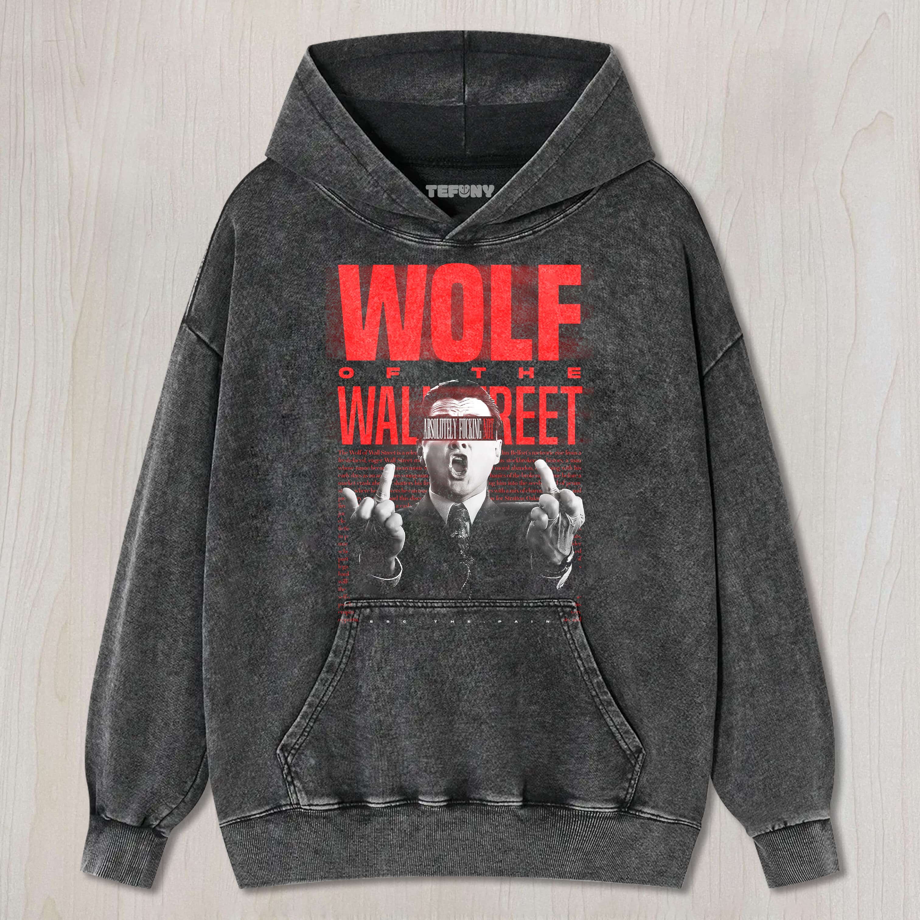 THE WOLF OF WALL STREET DE TEE & SWEAT & HOOD