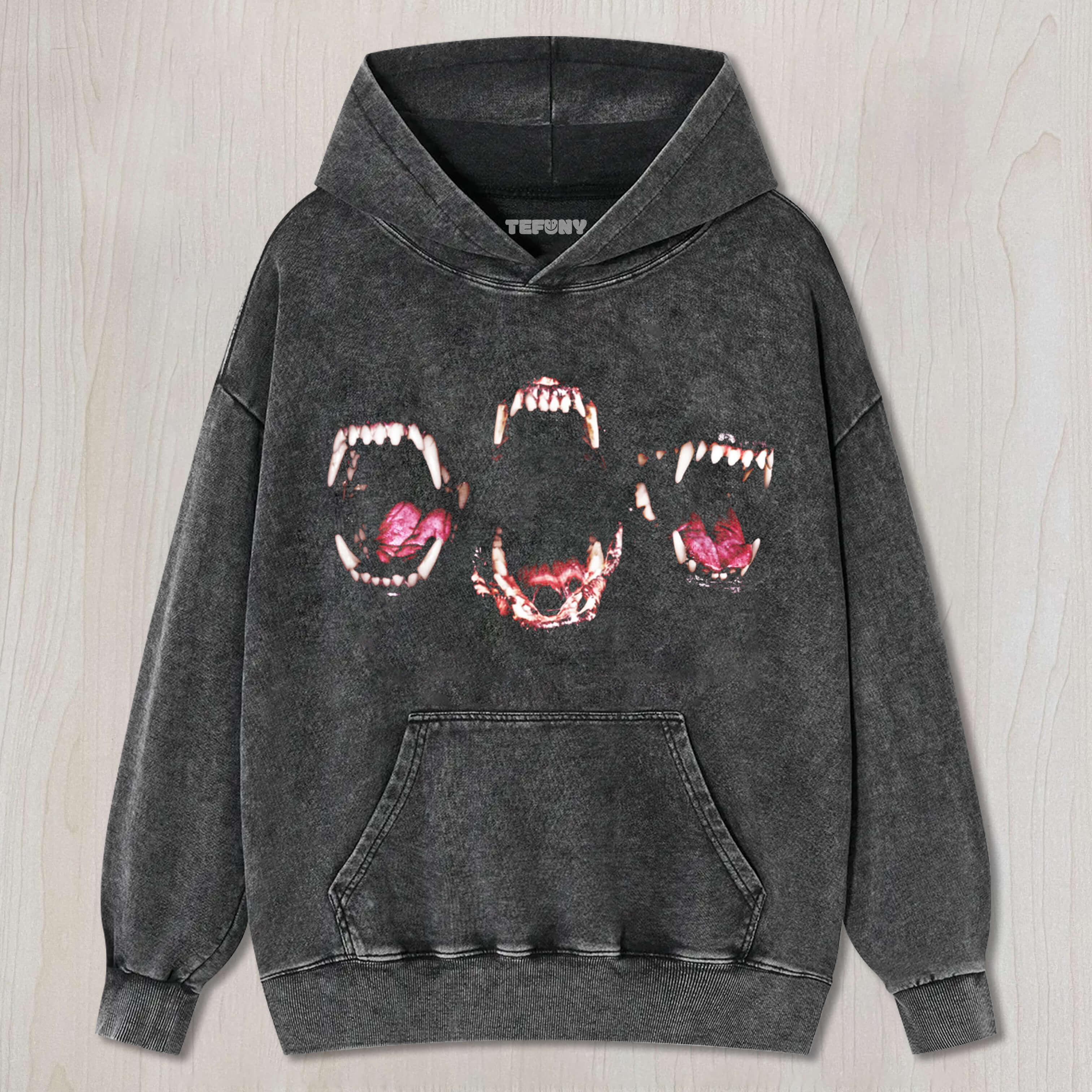 THREE ANIMAL MOUTHS TEE & SWEAT & HOOD