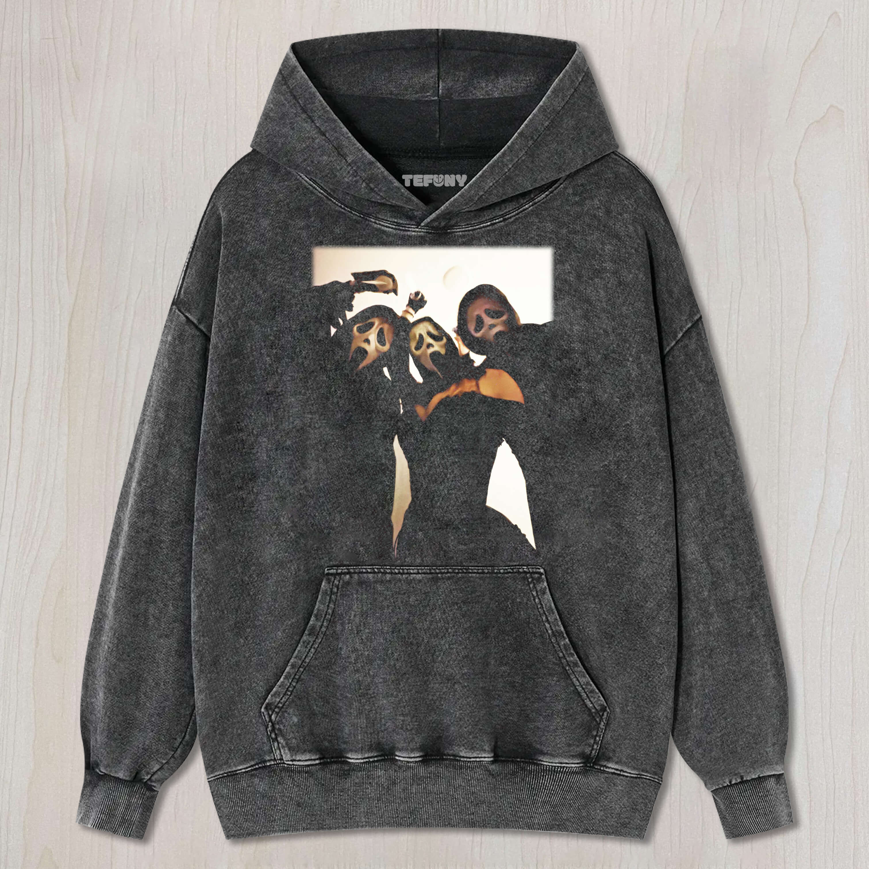 THREE GHOST FACES TEE & SWEAT & HOOD