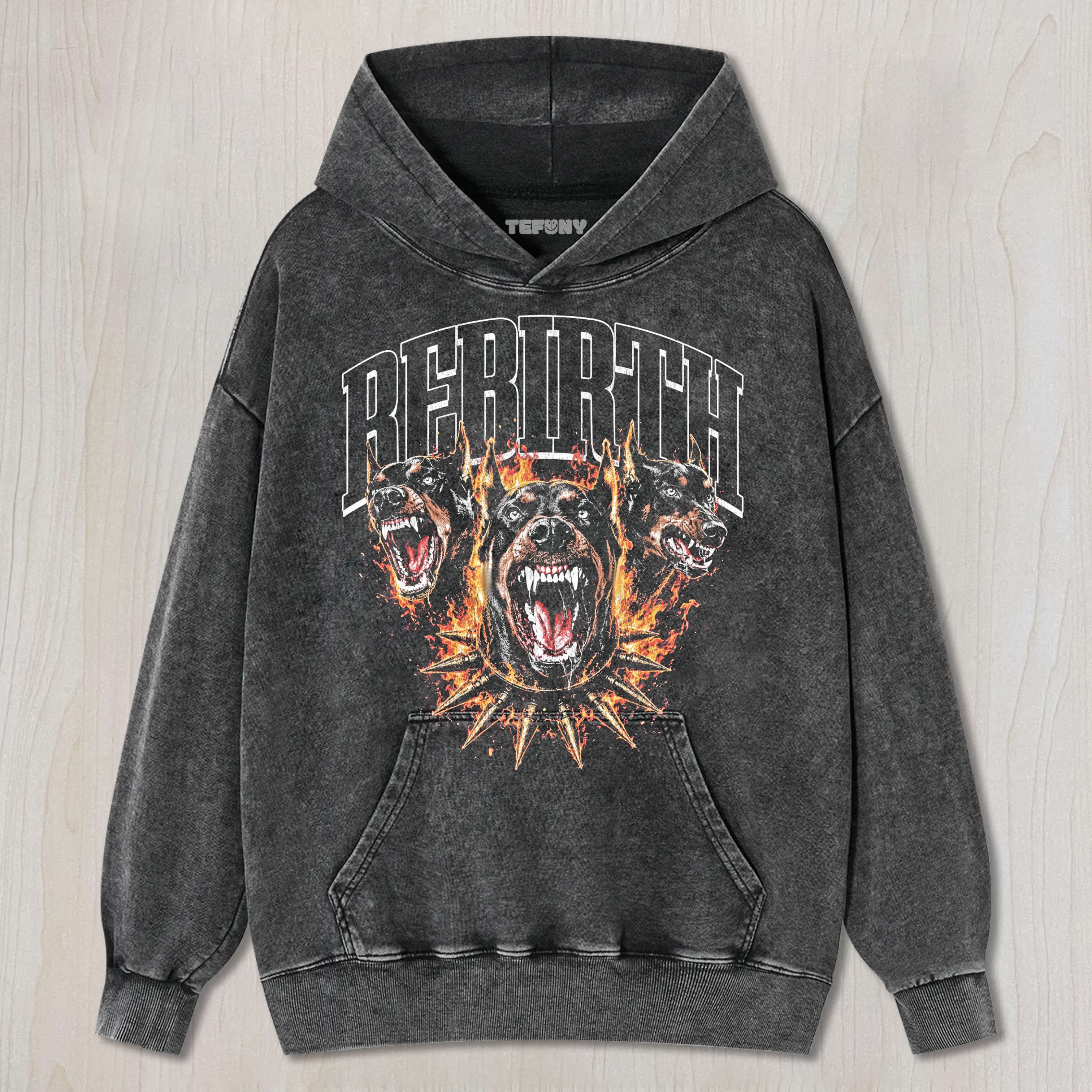 THREE VICIOUS DOGS UNISEX TEE, TANK TOP, LAYERED LS, SWEATSHIRT & HOODIE