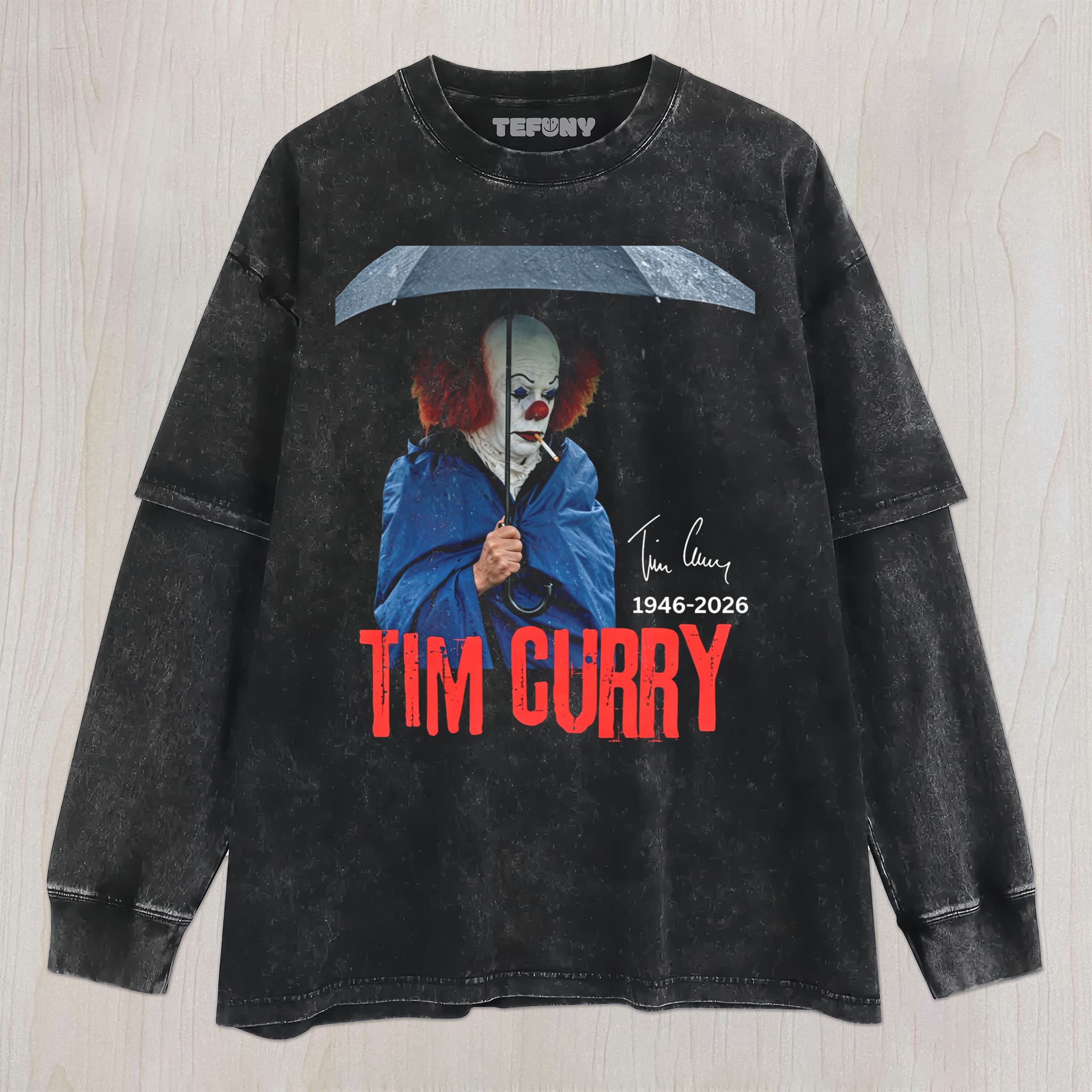 TIM-CURRY V5 UNISEX TEE, TANK TOP, LAYERED LS, SWEATSHIRT & HOODIE