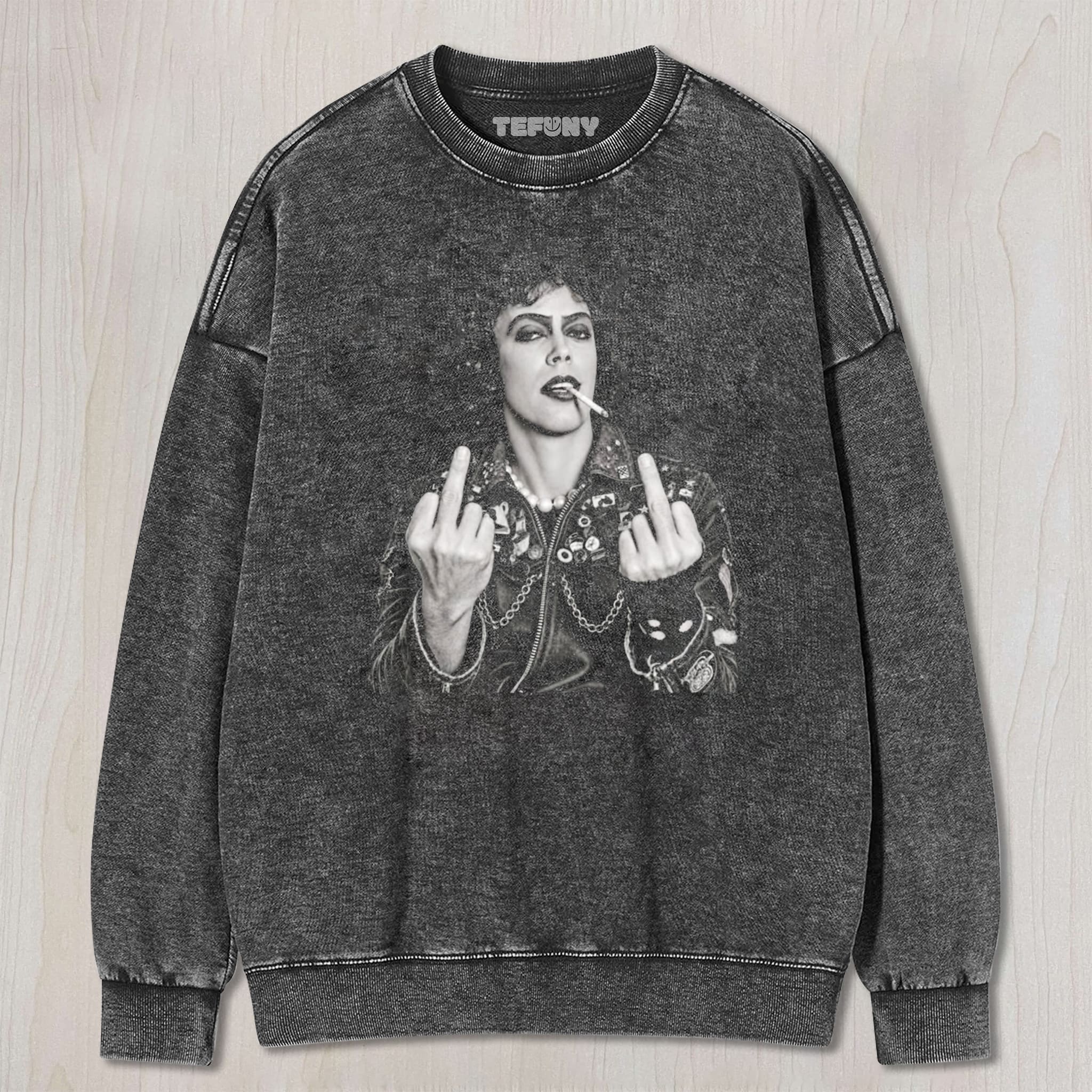TIM CURRY ROCKY-HORROR UNISEX TEE, TANK TOP, LAYERED LS, SWEATSHIRT & HOODIE