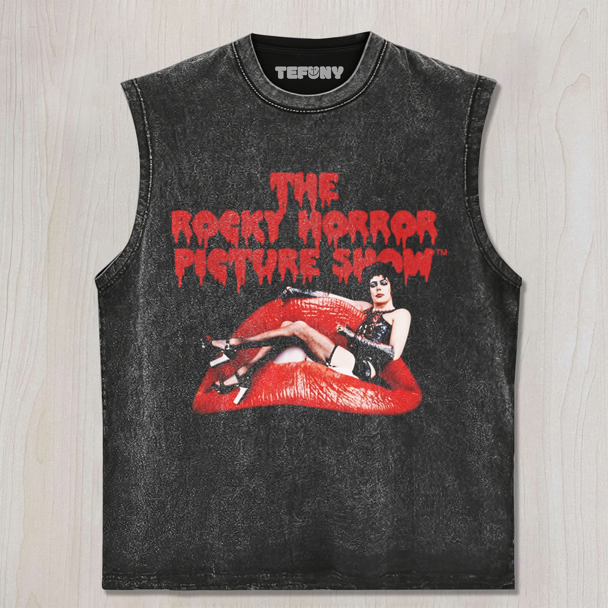 TIM CURRY ROCKY-HORROR V4 UNISEX TEE, TANK TOP, LAYERED LS, SWEATSHIRT & HOODIE
