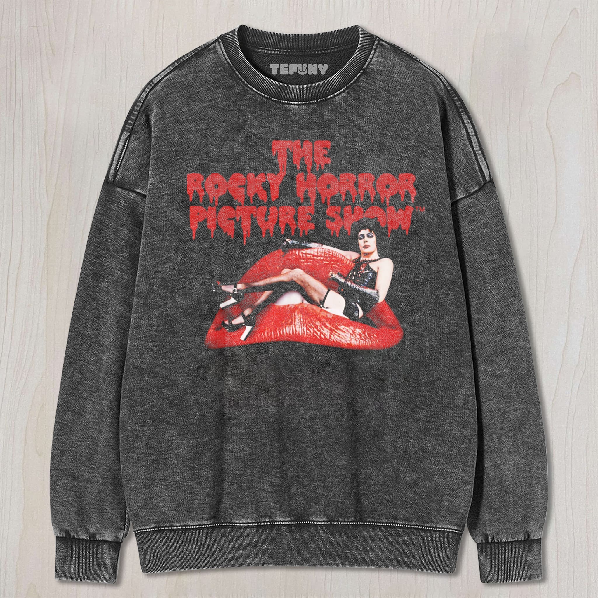 TIM CURRY ROCKY-HORROR V4 UNISEX TEE, TANK TOP, LAYERED LS, SWEATSHIRT & HOODIE
