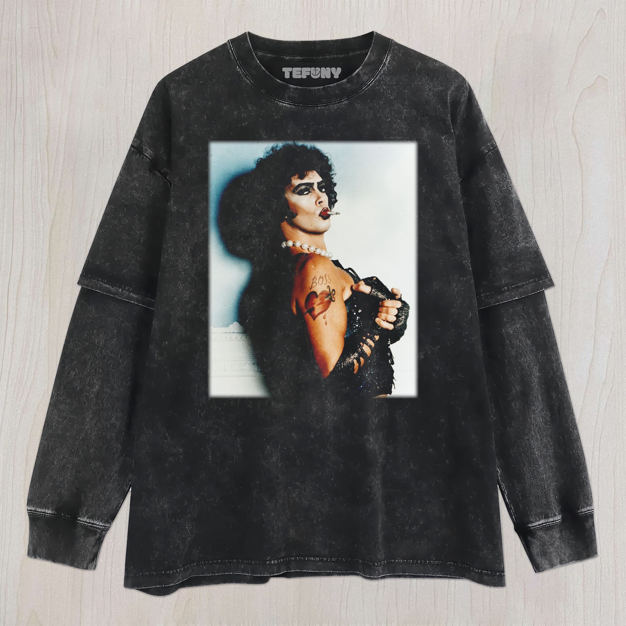 TIM CURRY V1 UNISEX TEE, TANK TOP, LAYERED LS, SWEATSHIRT & HOODIE
