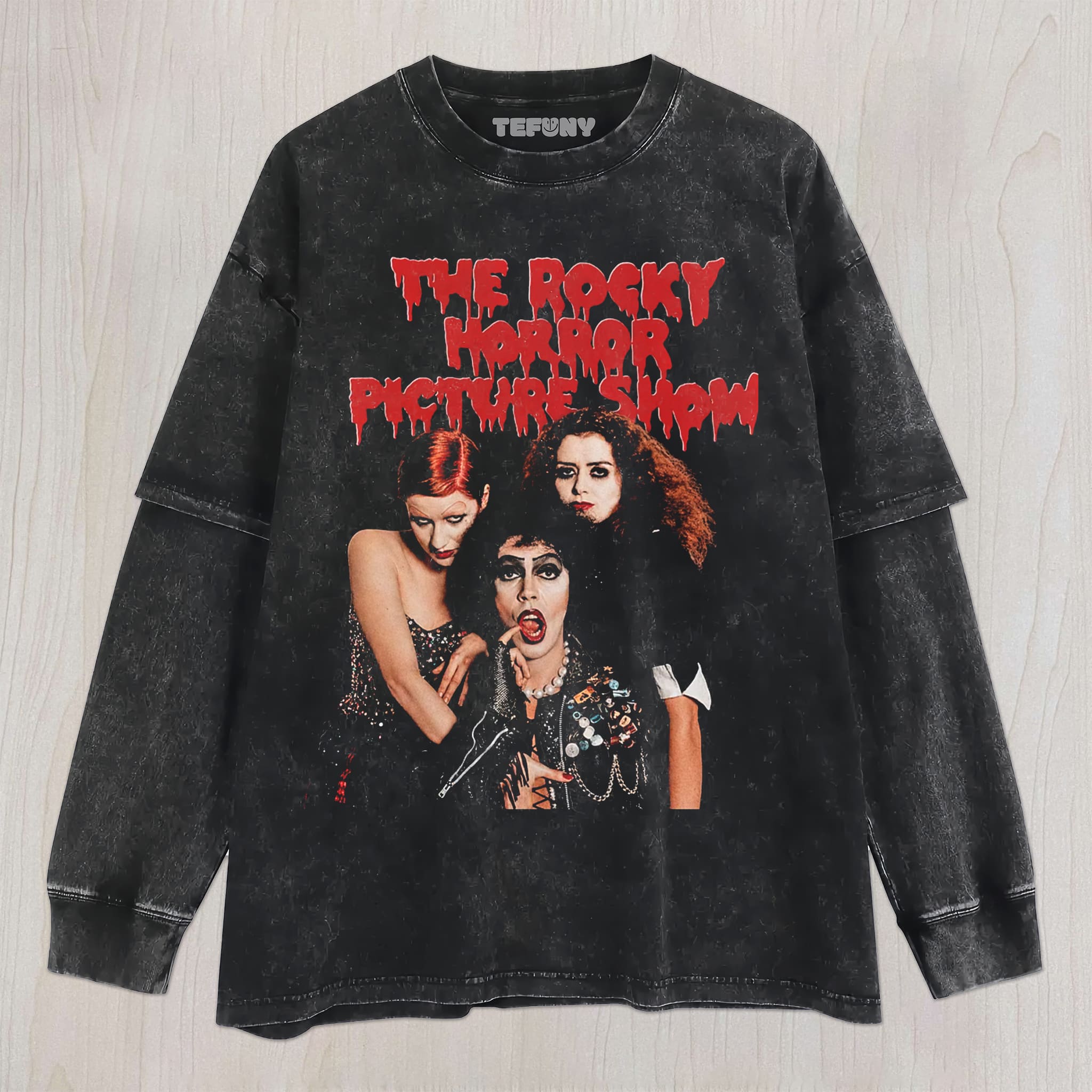 TIM CURRY V6 UNISEX TEE, TANK TOP, LAYERED LS, SWEATSHIRT & HOODIE