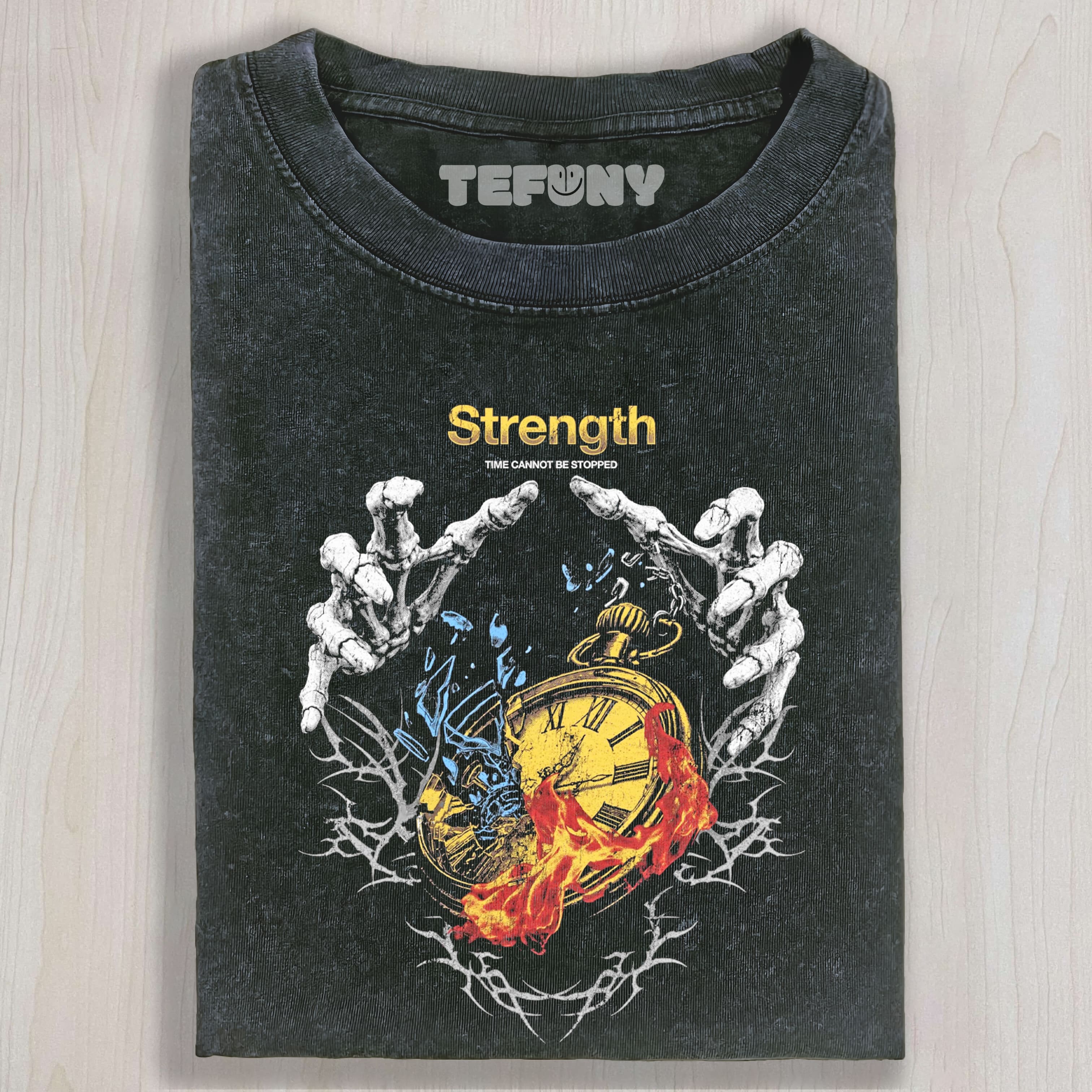 TIME BONE HAND UNISEX TEE, TANK TOP, LAYERED LS, SWEATSHIRT & HOODIE